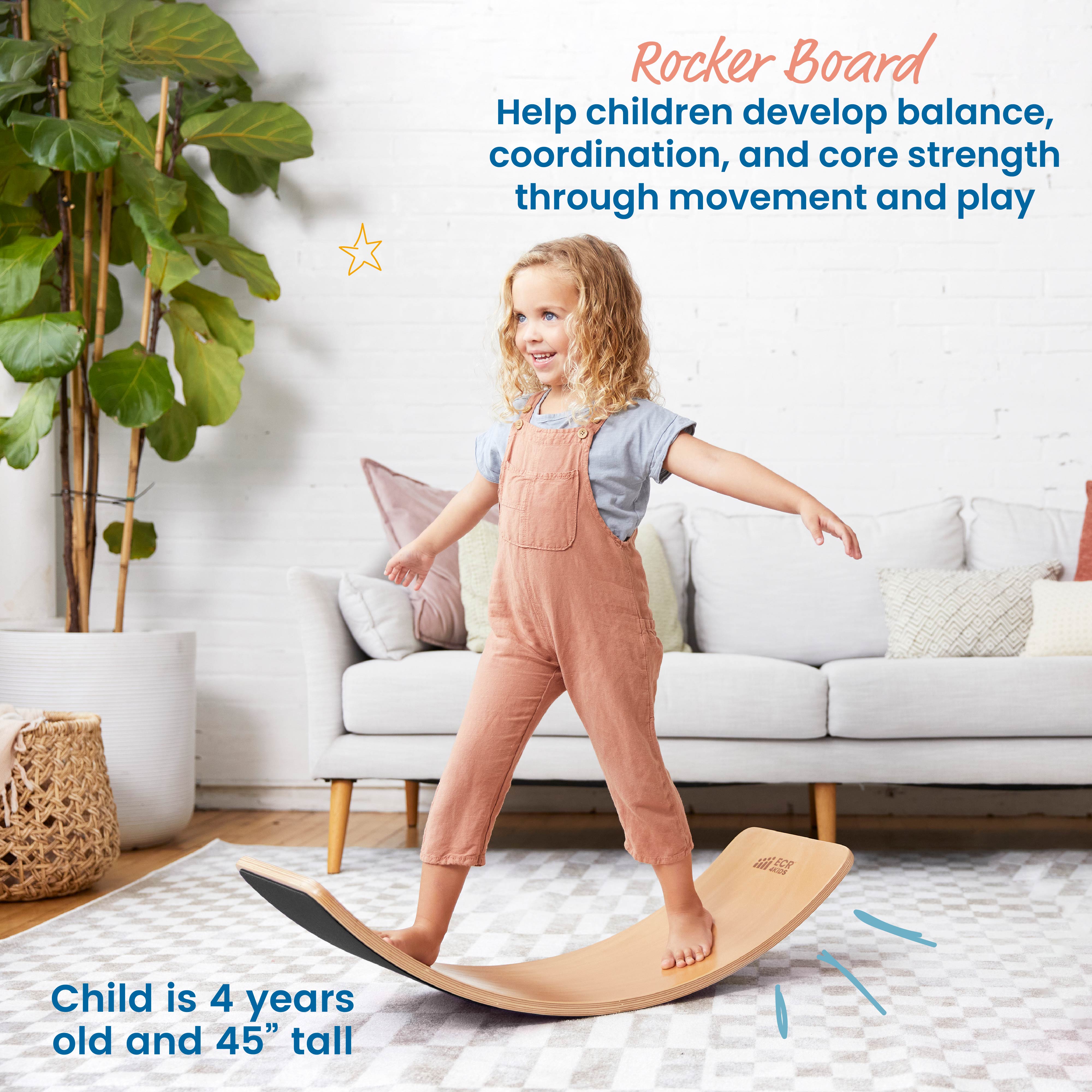 Balance Board with Felt Base