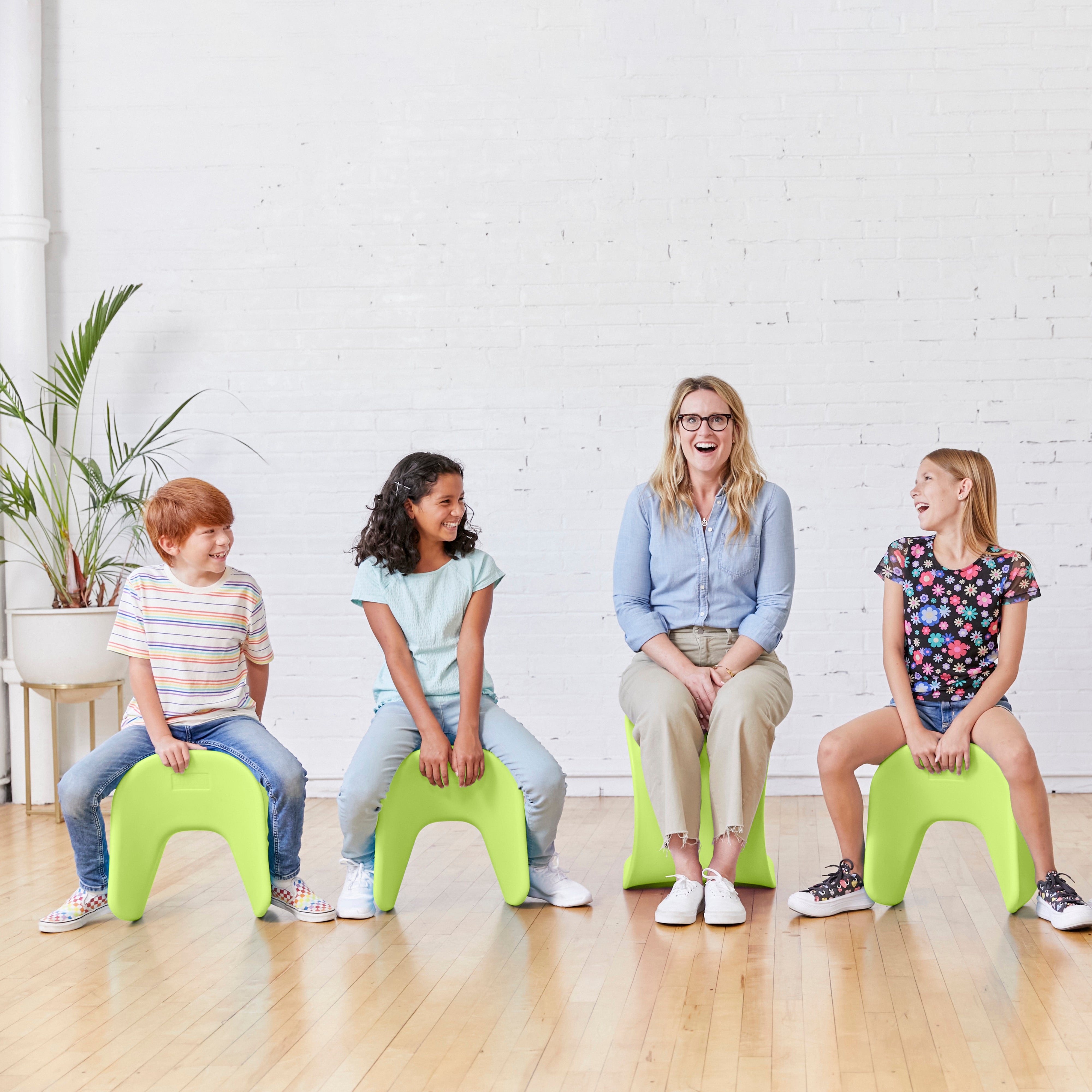 Wave Seat, 14in - 15.1in Seat Height, 2-Pack