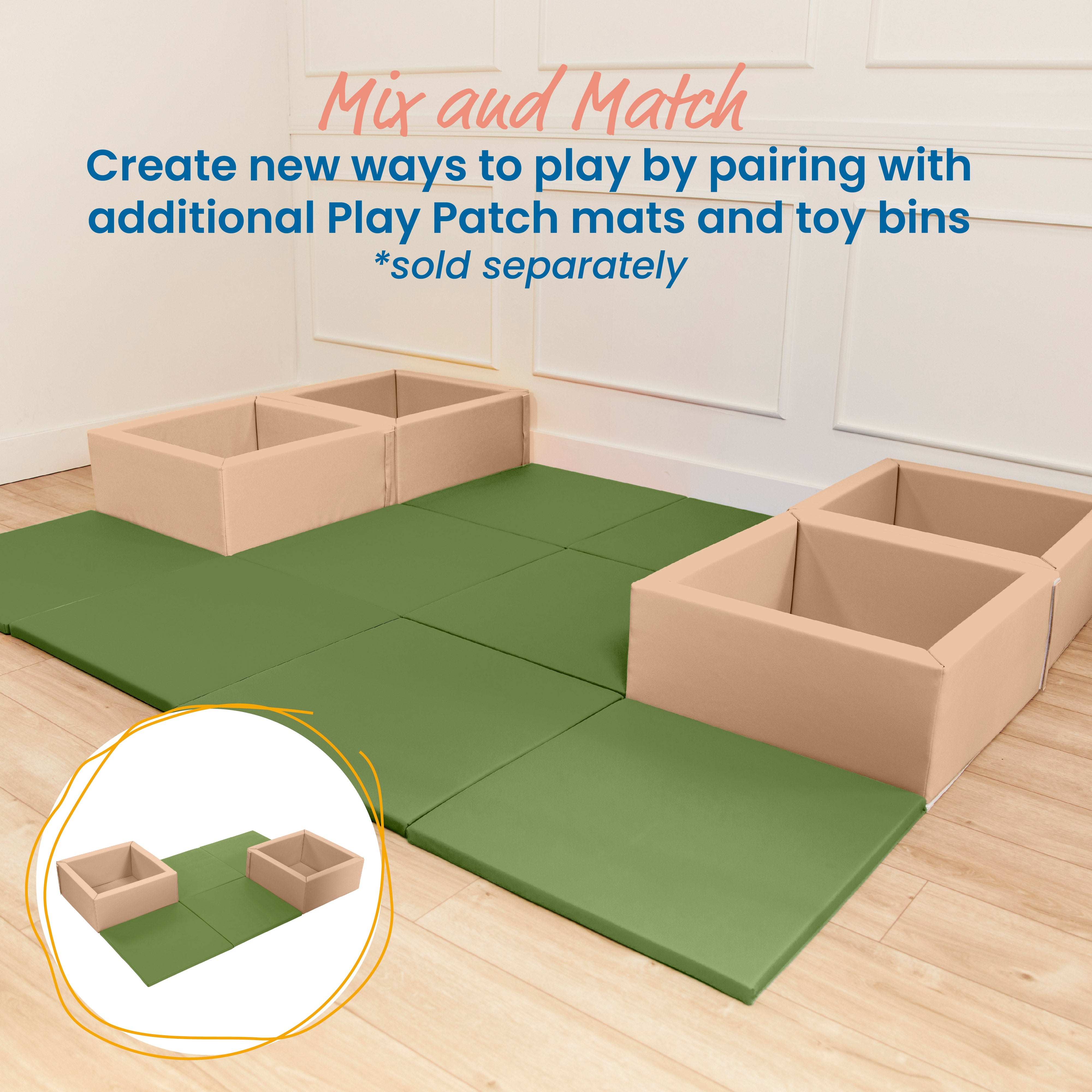Play Patch Activity Mat Squares, 4-Pack