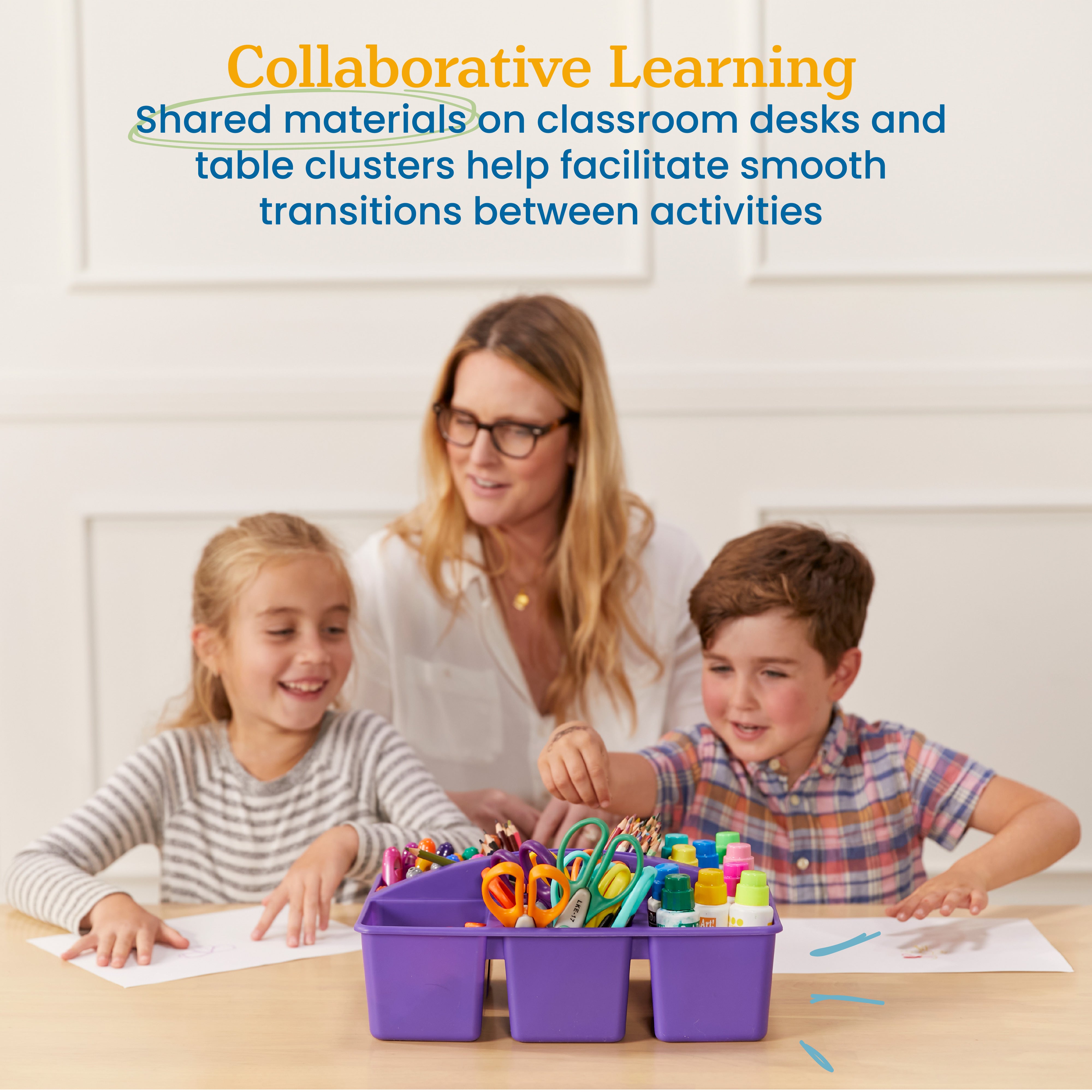 6-Compartment Large Caddy, 6-Pack