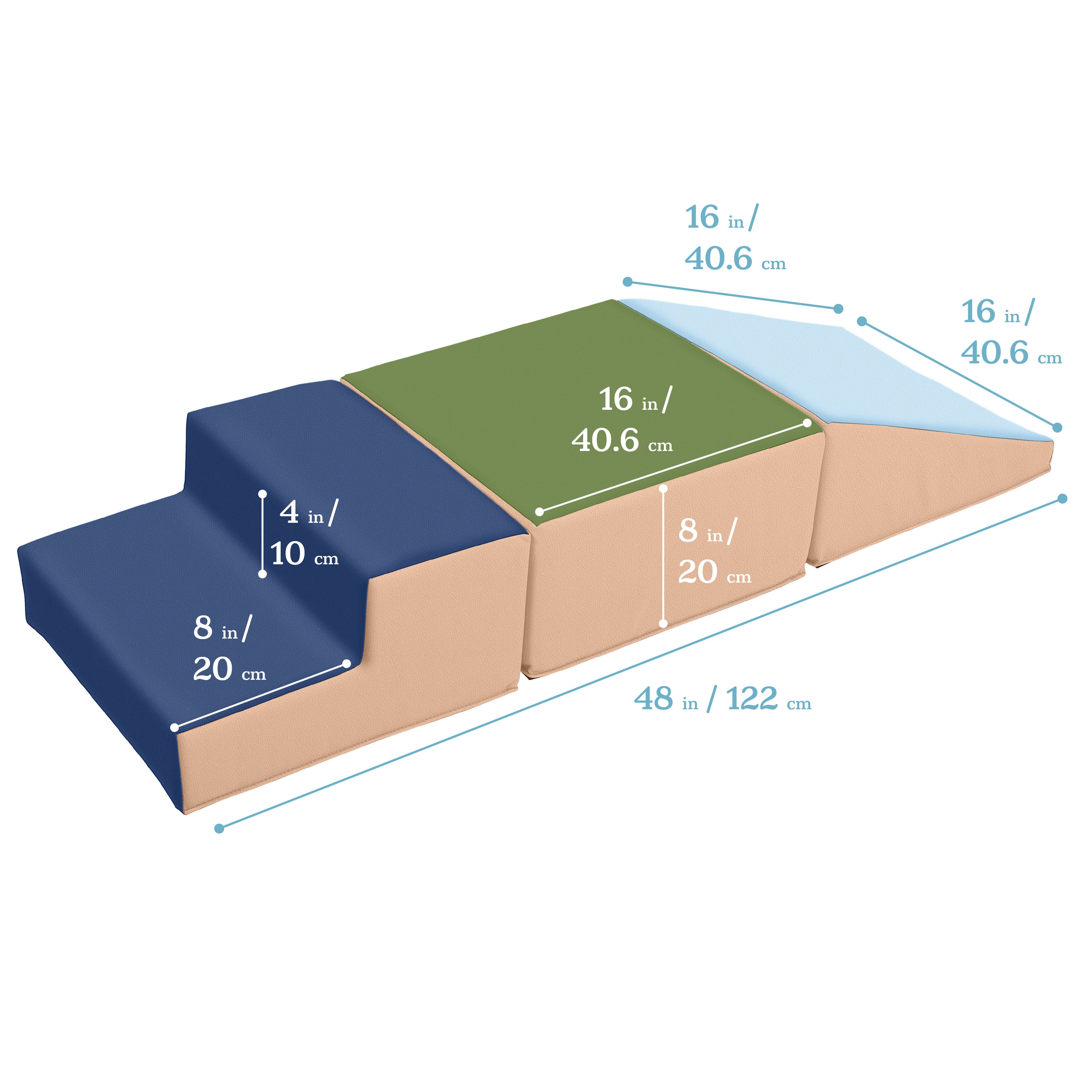 Junior Little Me Climb Crawl and Slide, 3-Piece