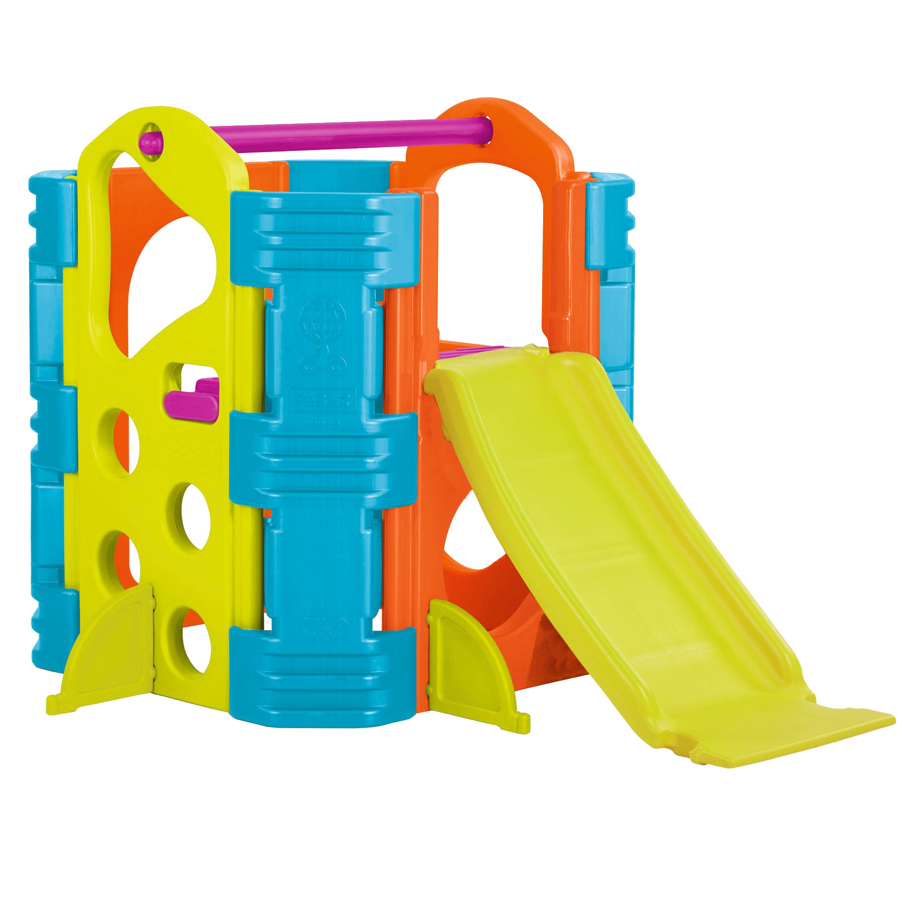 Kids Outdoor Play Gym Kids Plastic Playhouse With Slide Grow'n Up