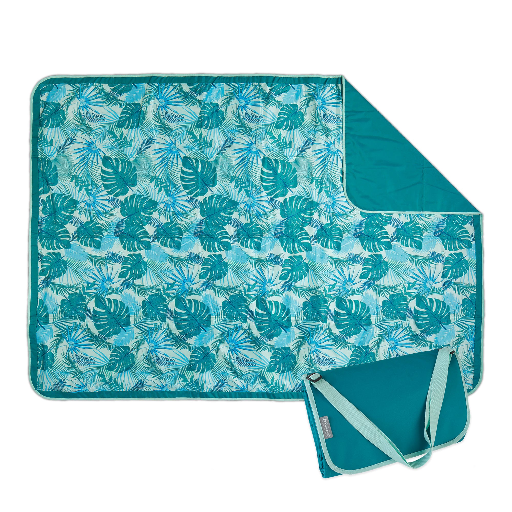 XL Folding Outdoor Blanket Yucca Frond, 2-Pack