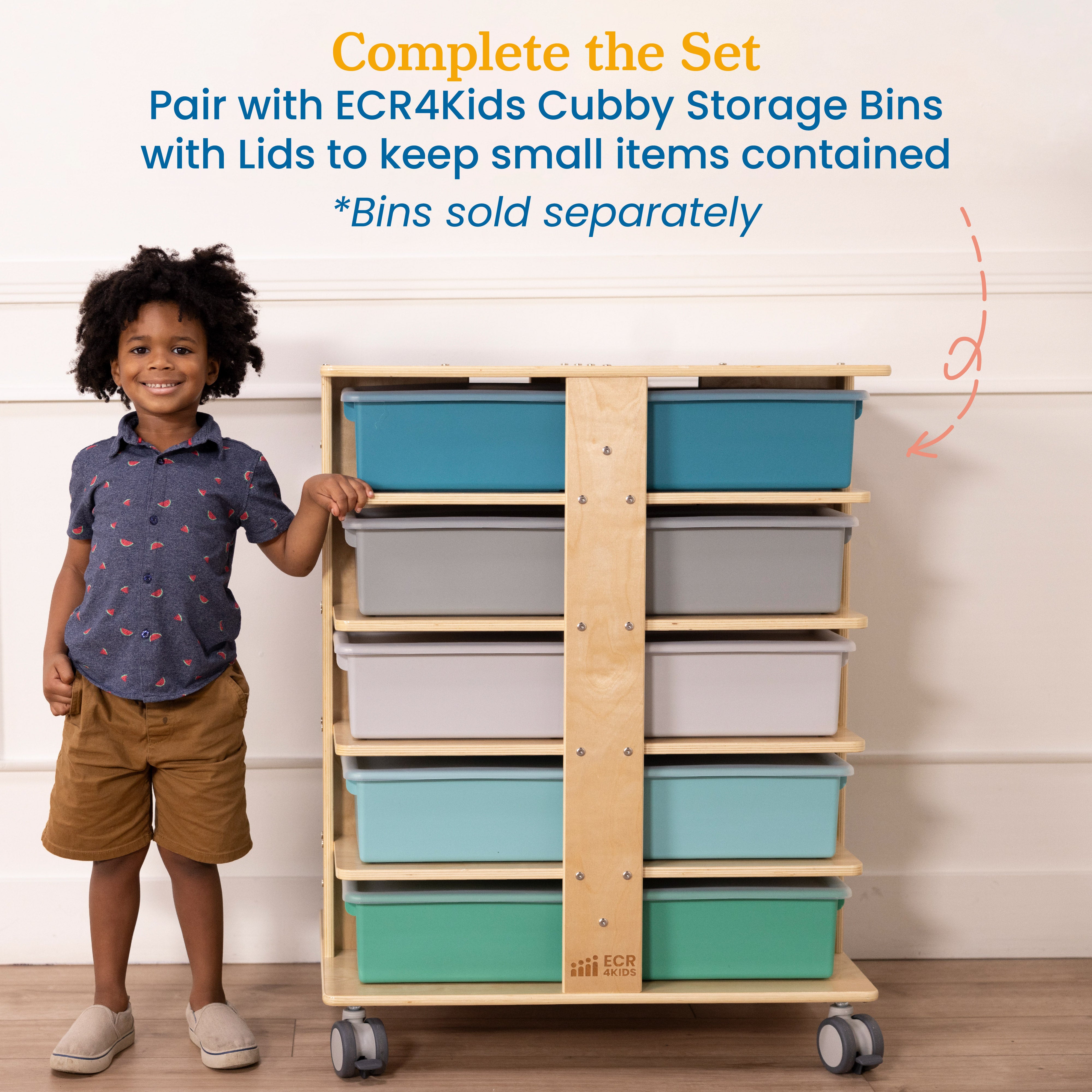 20-Compartment Mobile Storage Tower, 5x4