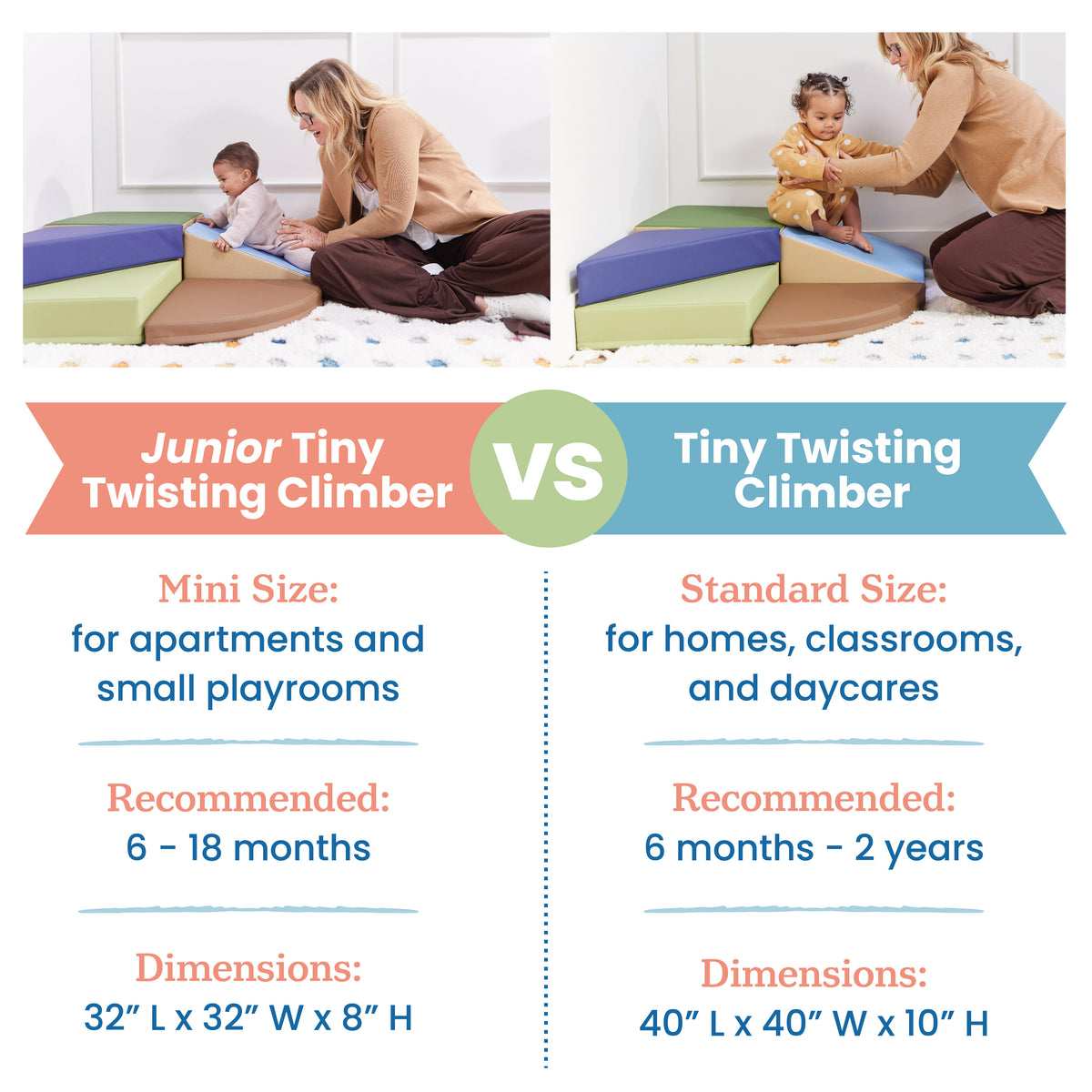 Junior Tiny Twisting Corner Climber, 5-Piece