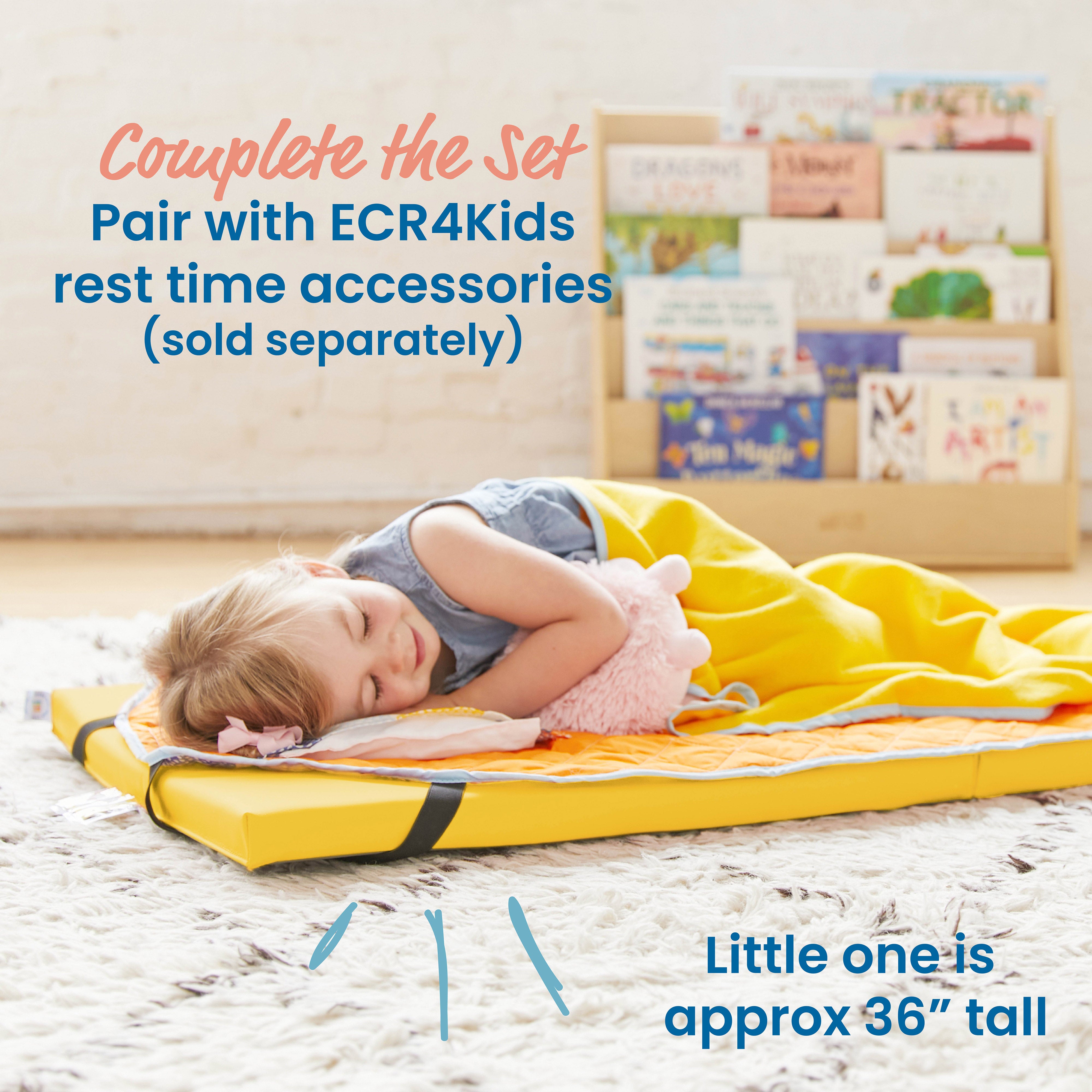 Rainbow Rest Mat with Name Tag, 5-Piece