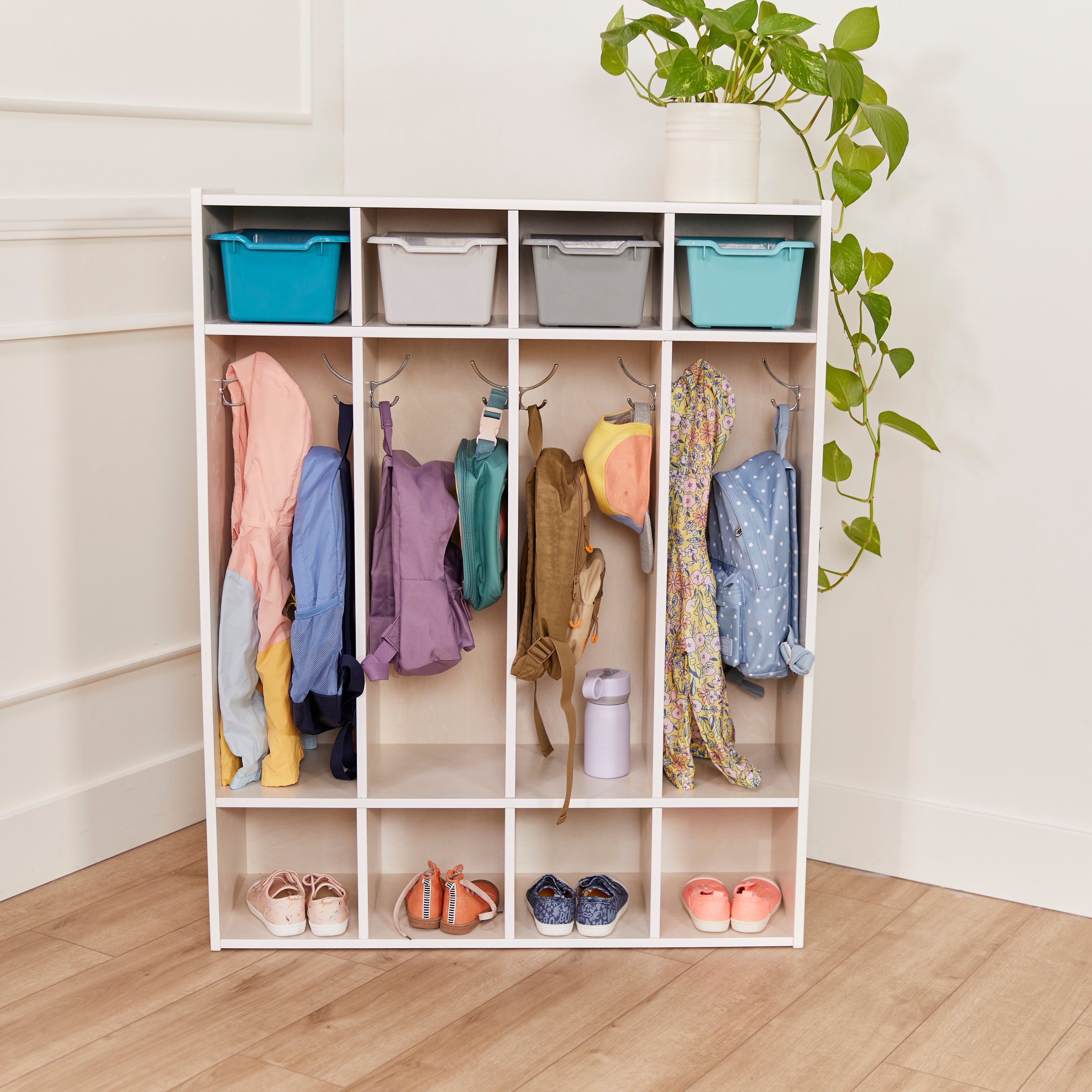 Streamline 4-Section Coat Locker