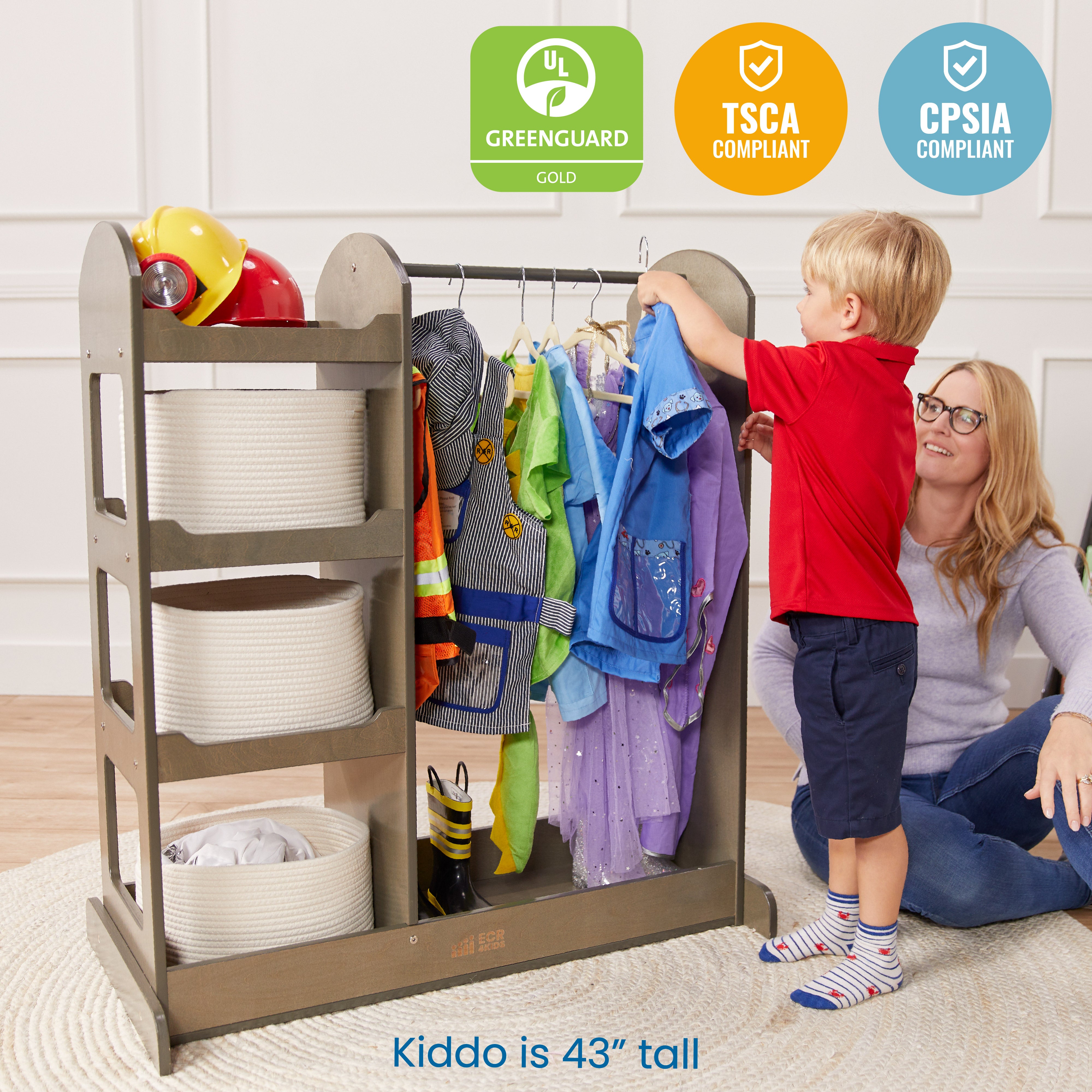 Dress-Up Center with Mirror