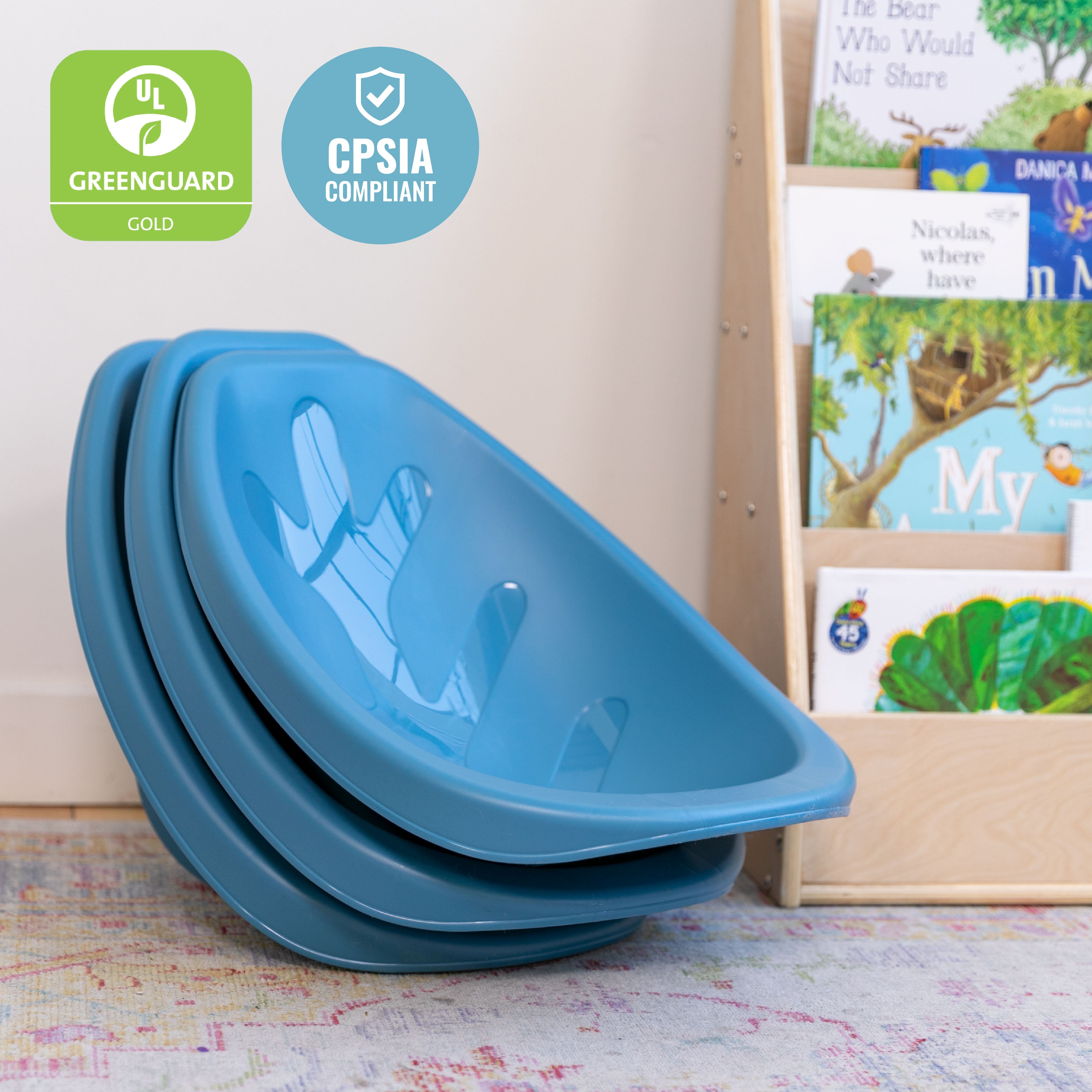 Leaf Scoop Floor Seat, 6-Piece