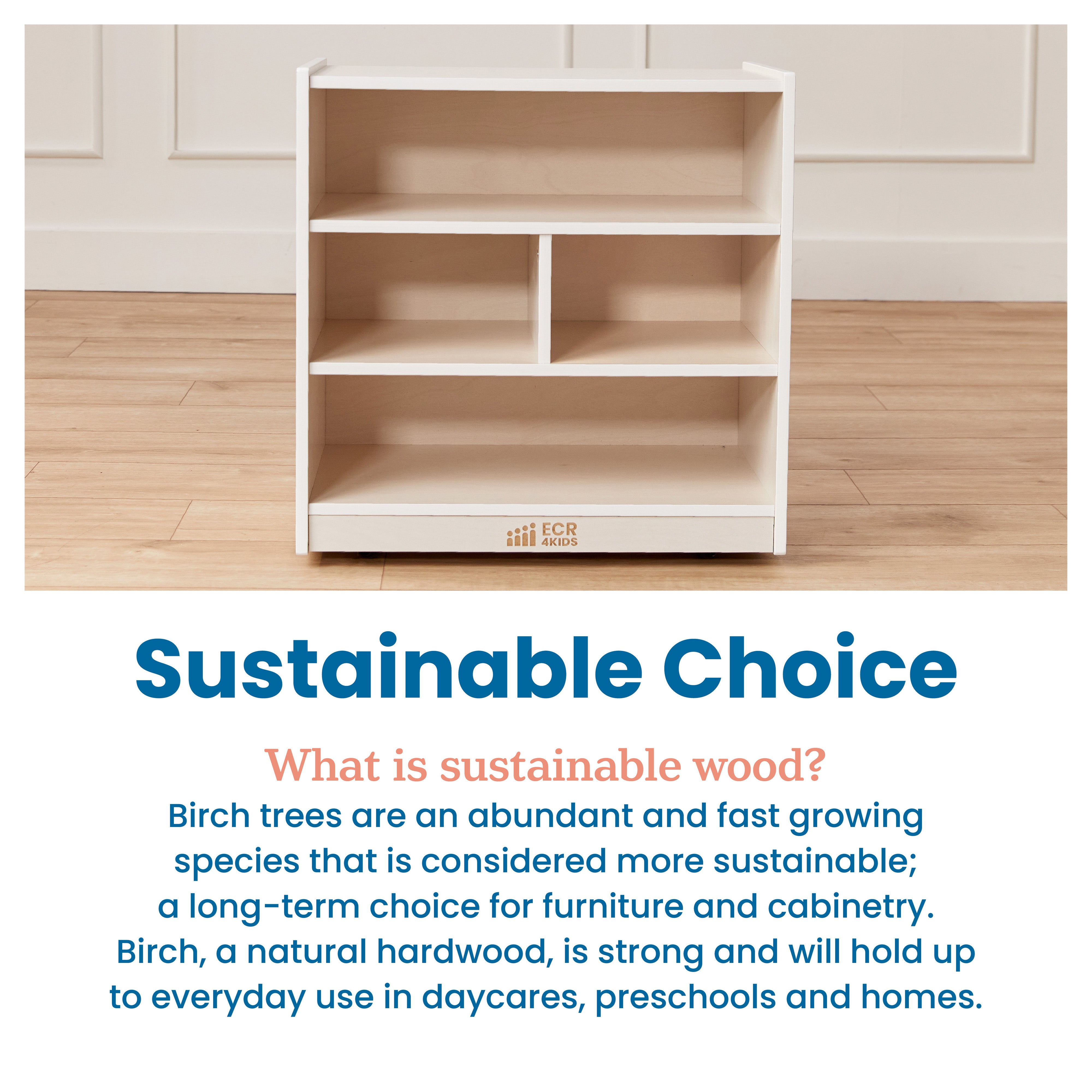 Mobile Block Storage Cart, Small