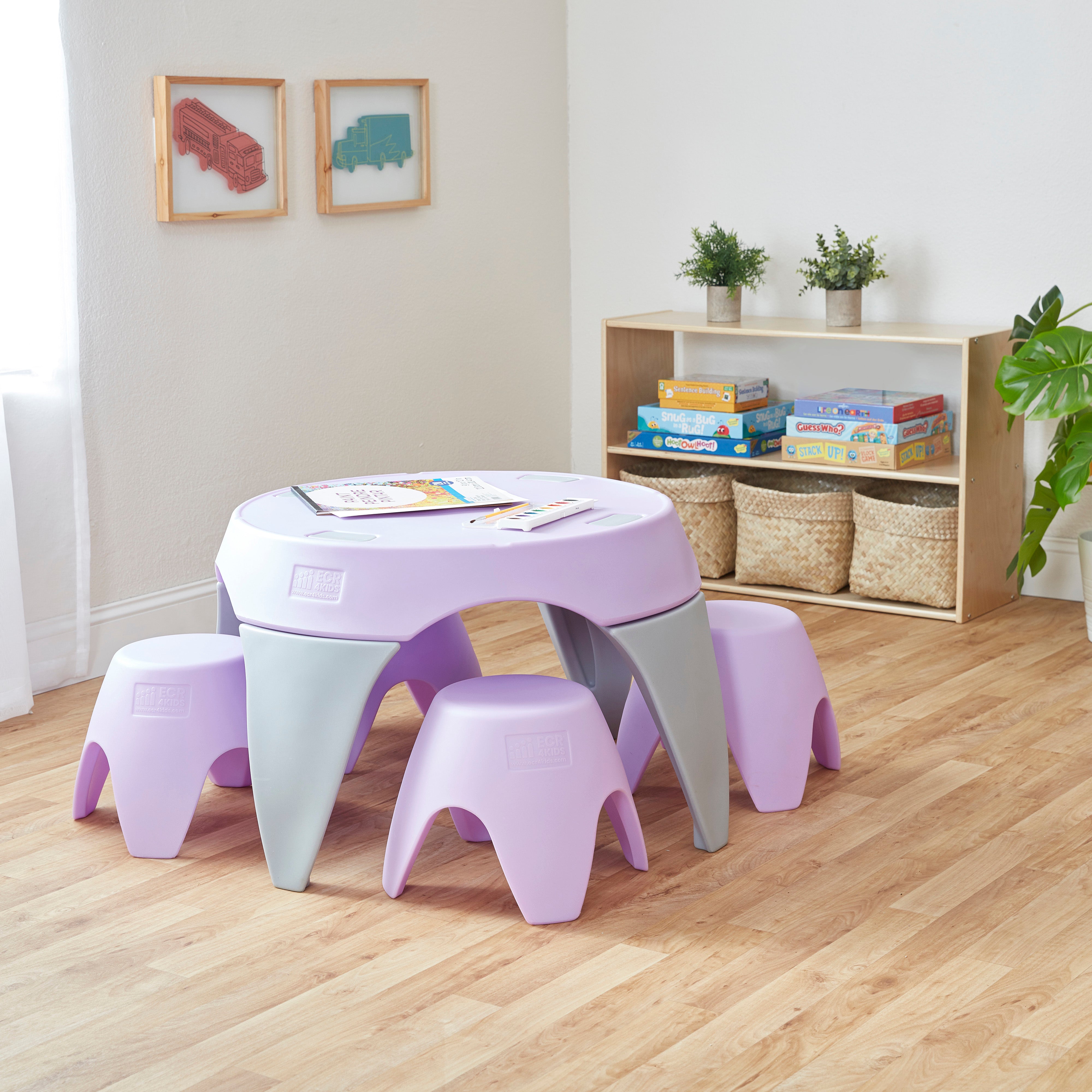 Ayana Table and Stool Set, 5-Piece