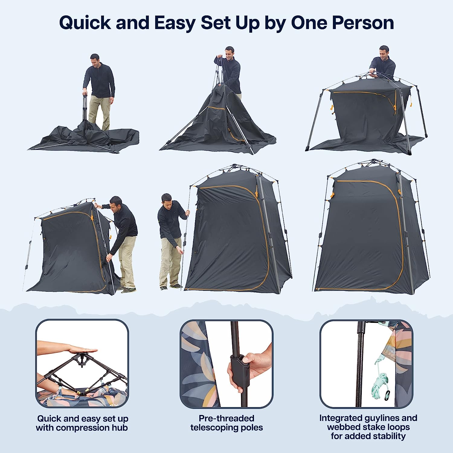 3-in-1 Privacy Tent