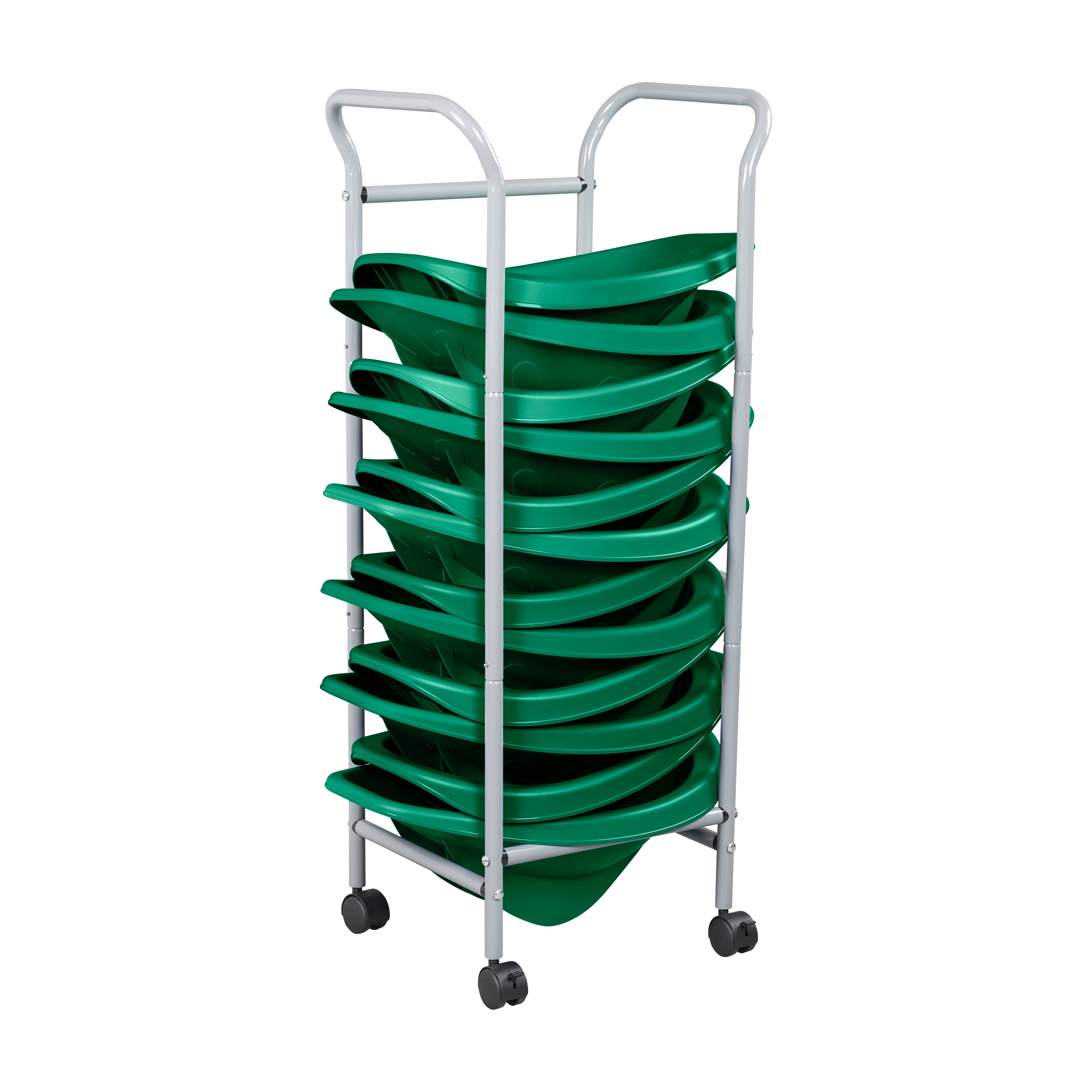 Leaf Floor Seats with Mobile Leaf Seat Cart, 12-Piece