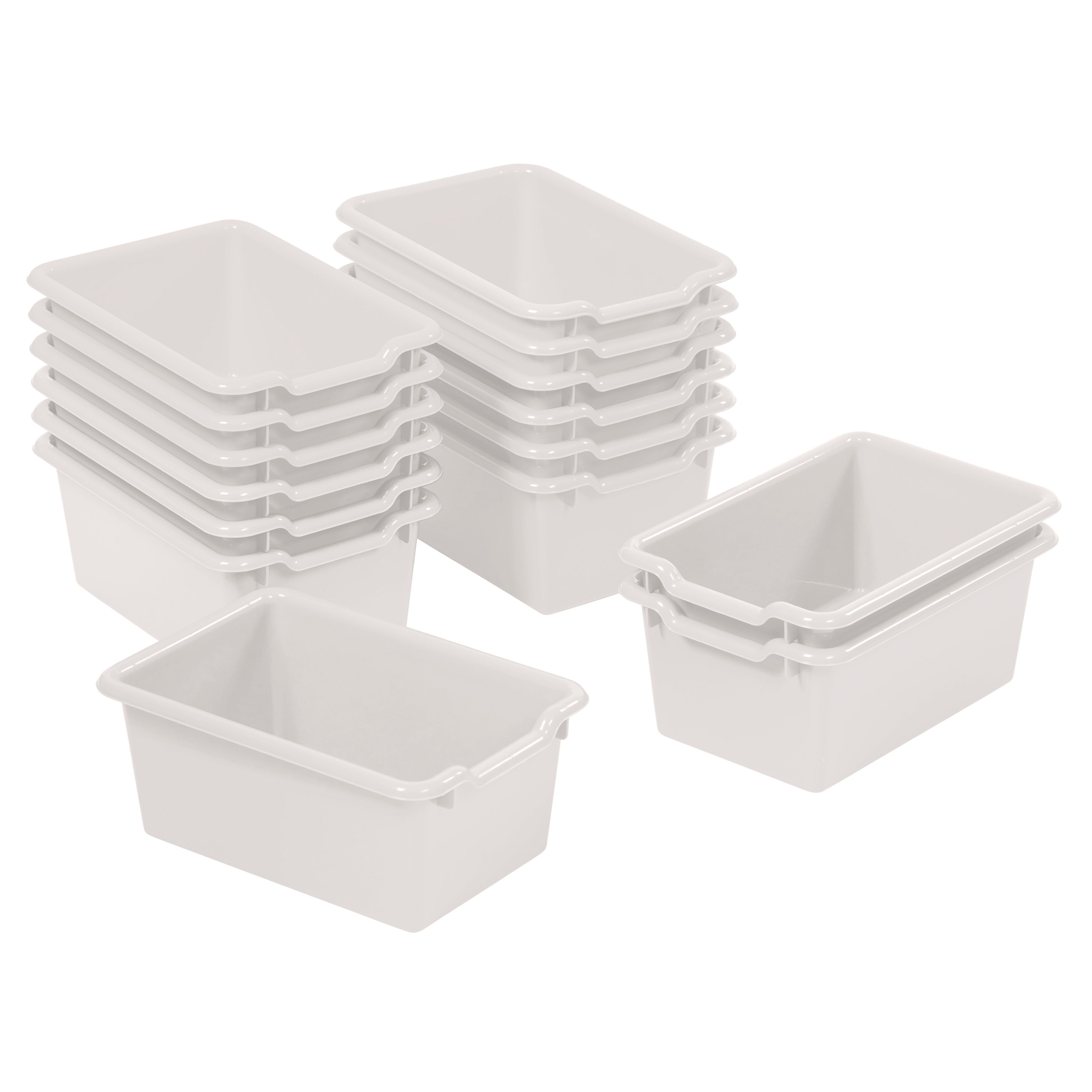 Scoop Front Storage Bin, 15-Piece