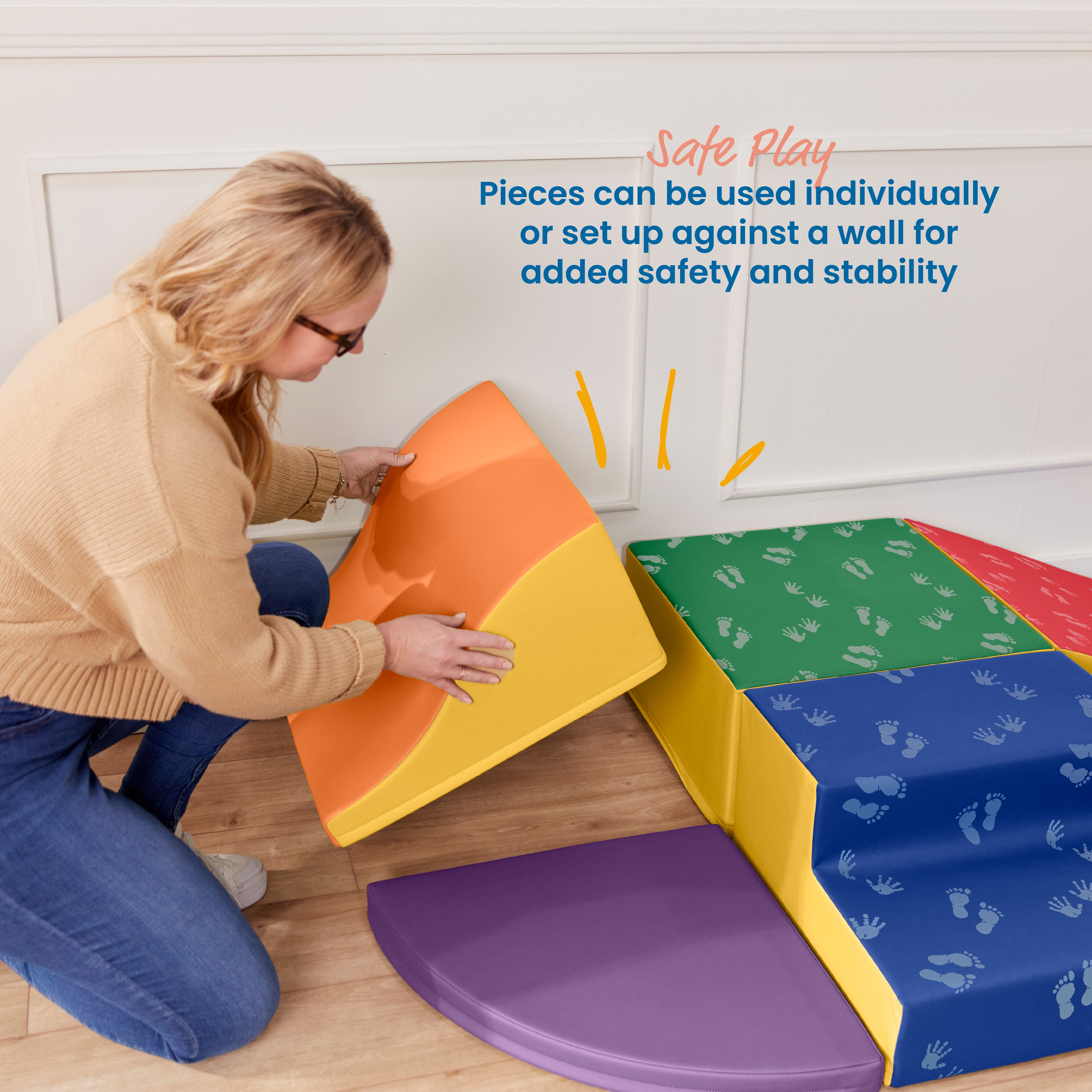 SoftZone Little Me Wall Climb and Slide, 6-Piece