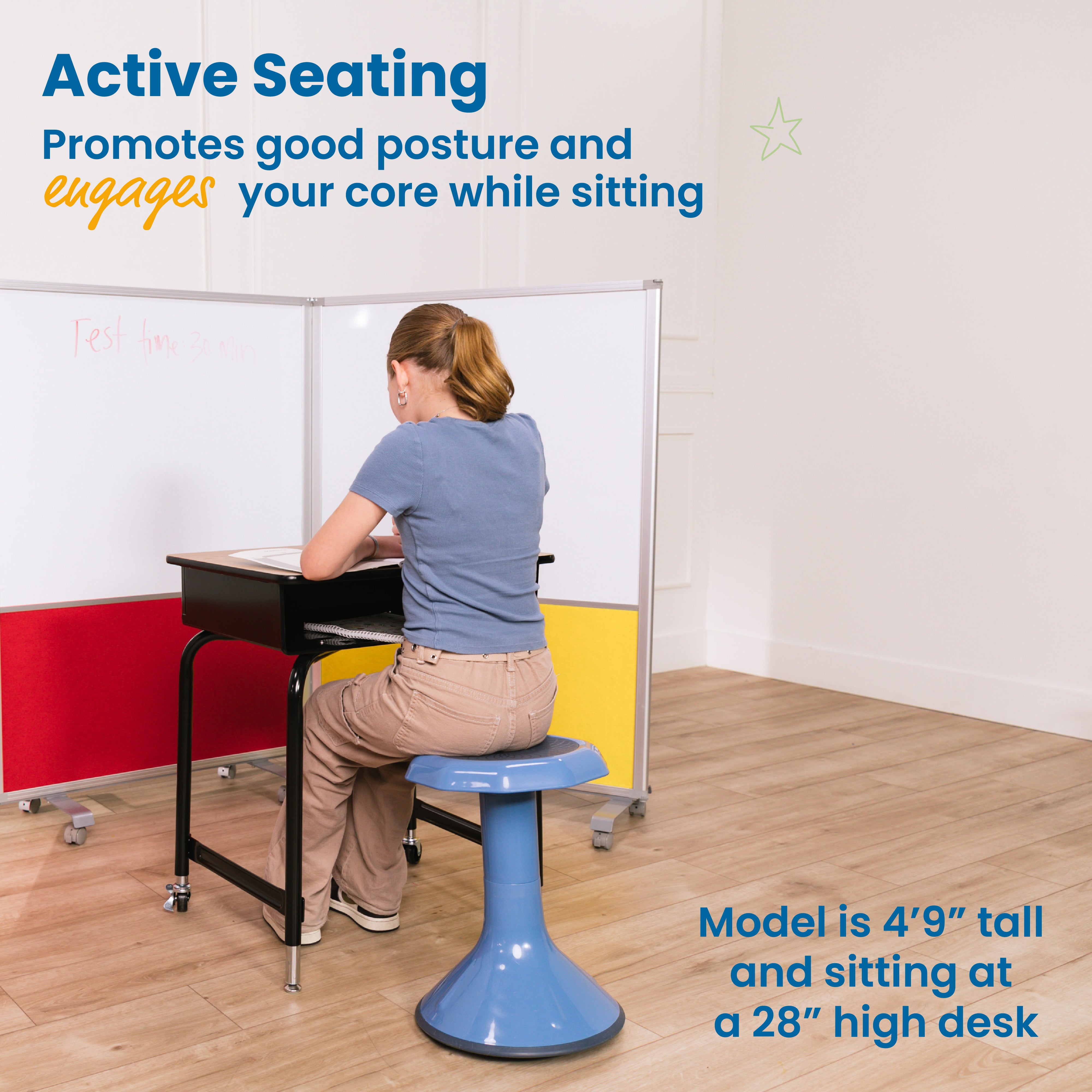 ACE Active Core Engagement Wobble Stool, 18-Inch Seat Height