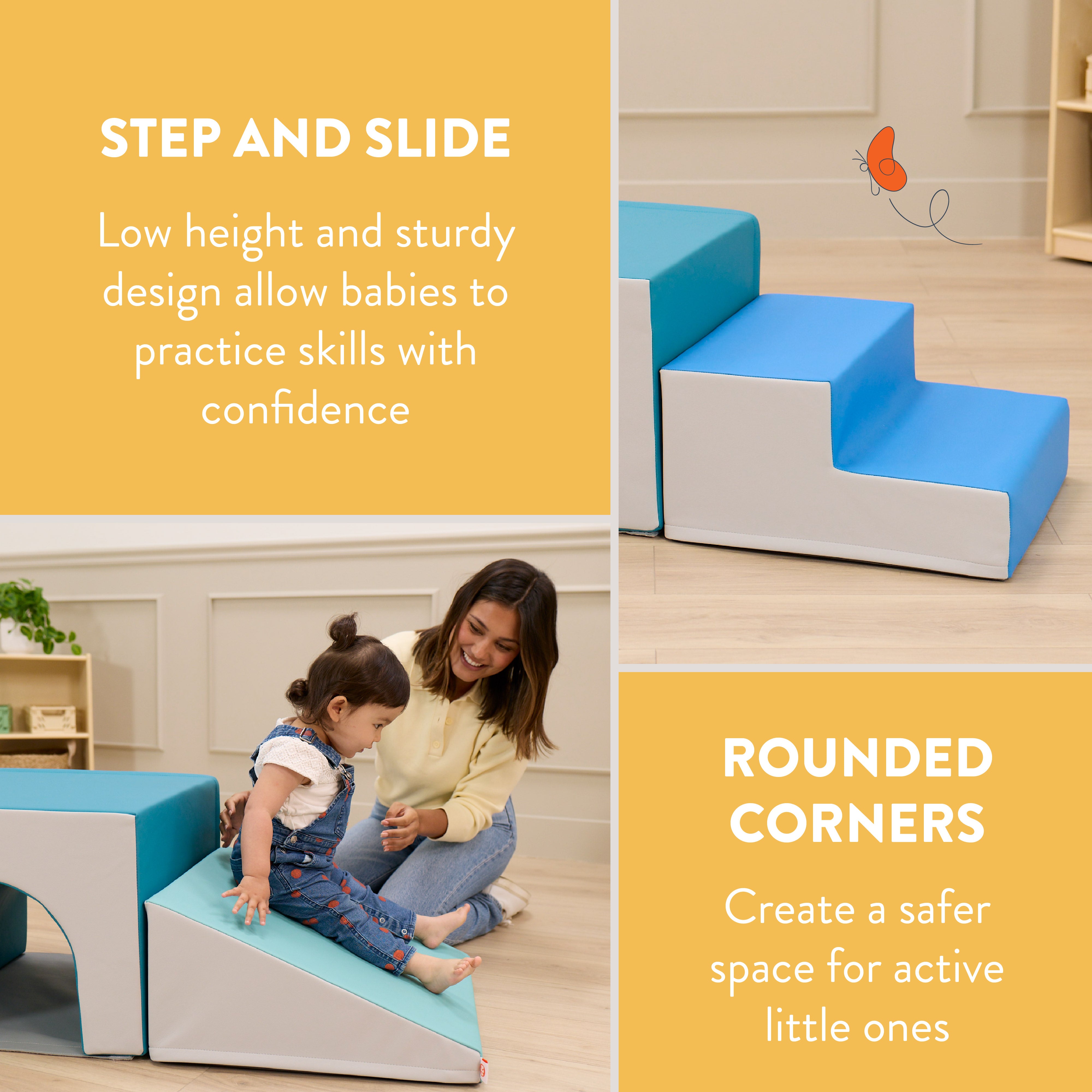 Step 'n' Slide Tunnel Climber, 3-Piece