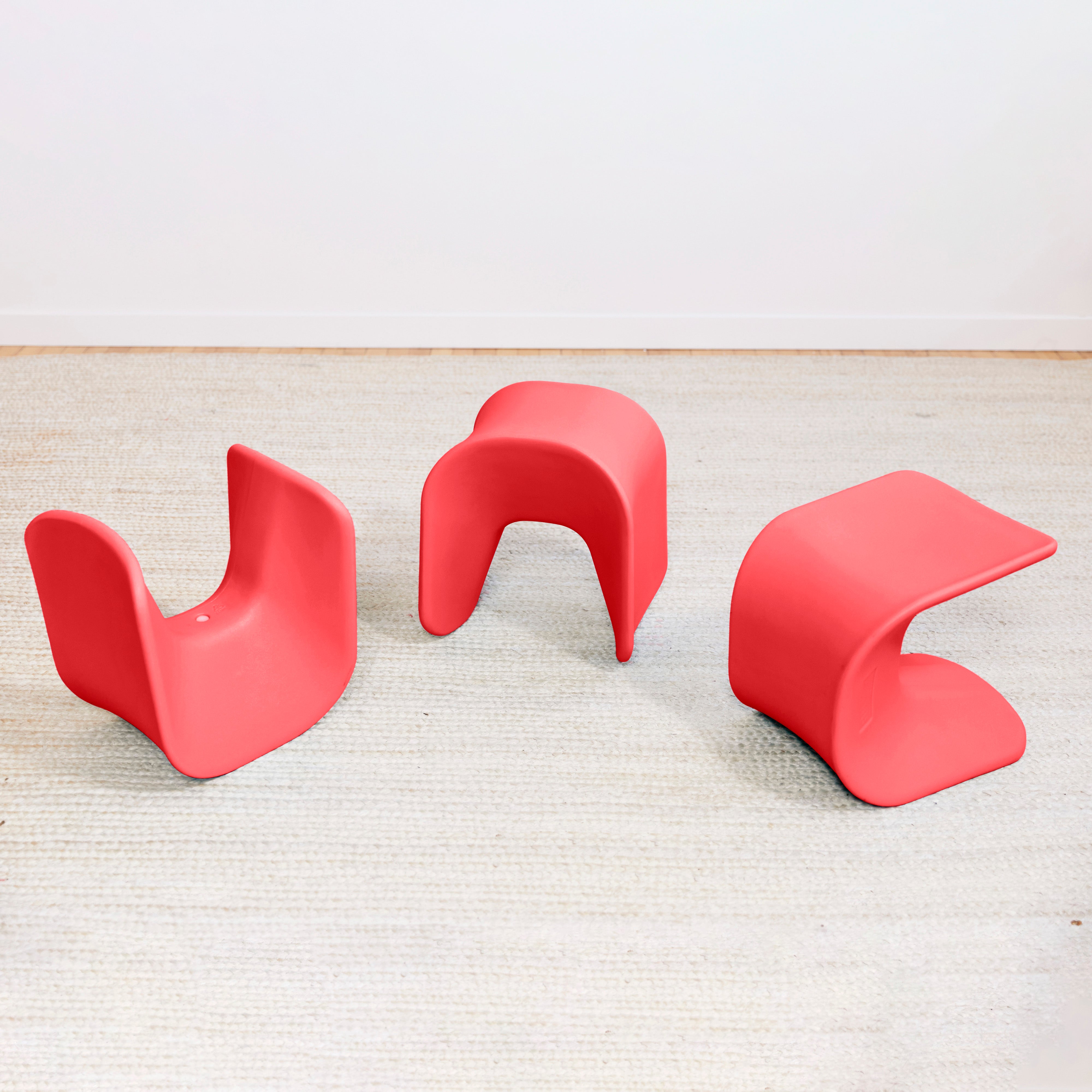 Wave Seat, 14in - 15.1in Seat Height, 2-Pack