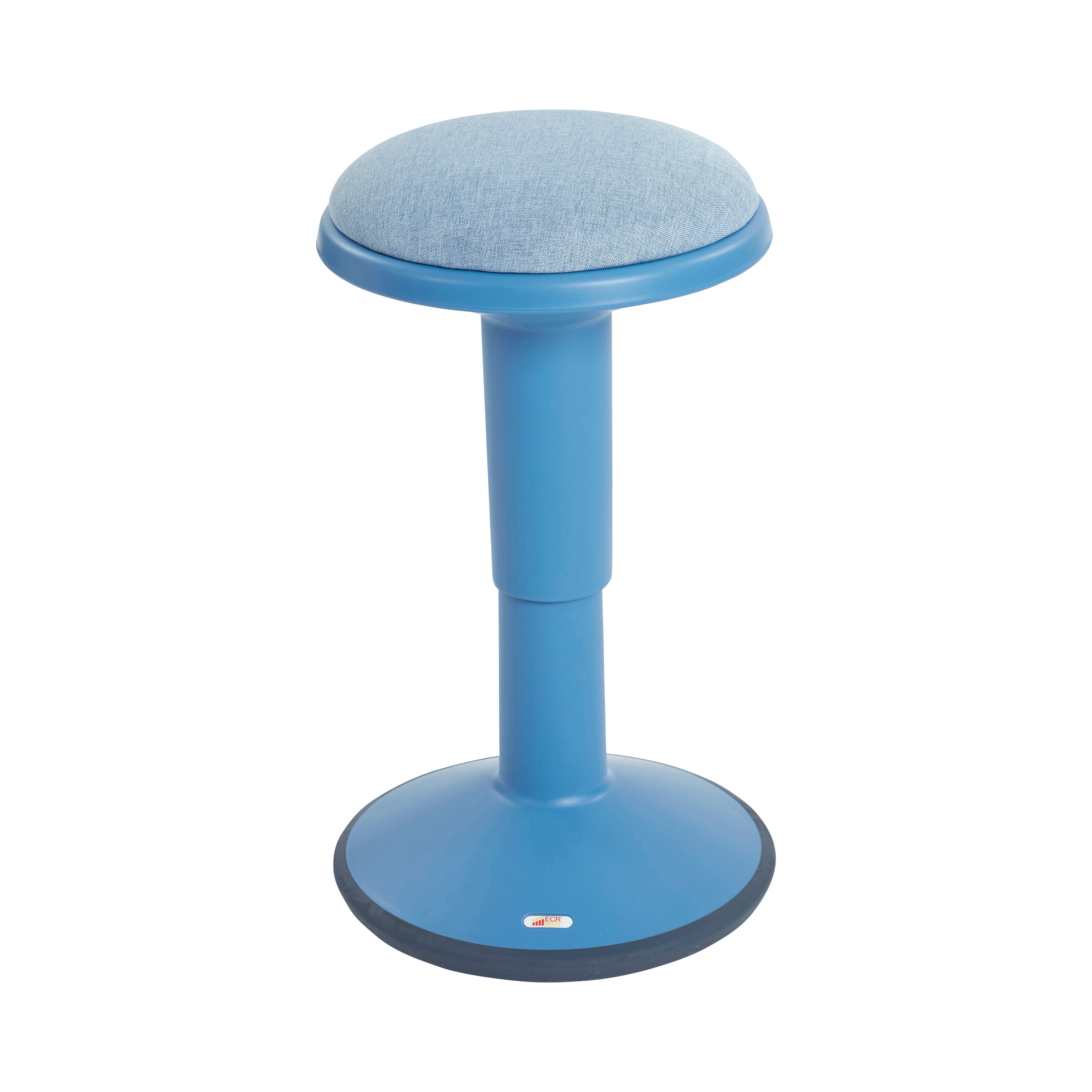 Sitwell Wobble Stool with Cushion, Adjustable Height