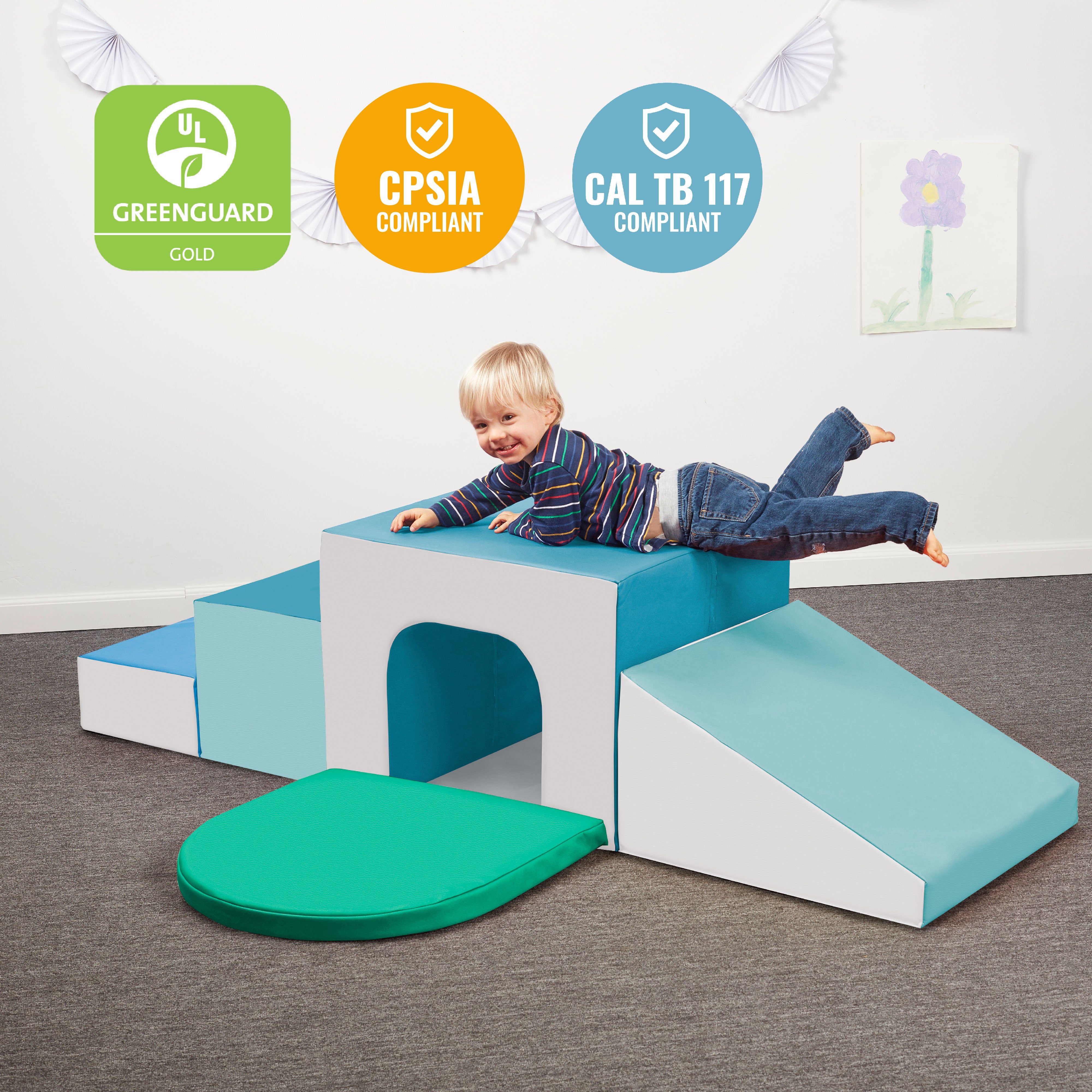 SoftZone Single Tunnel Maze, 6-Piece