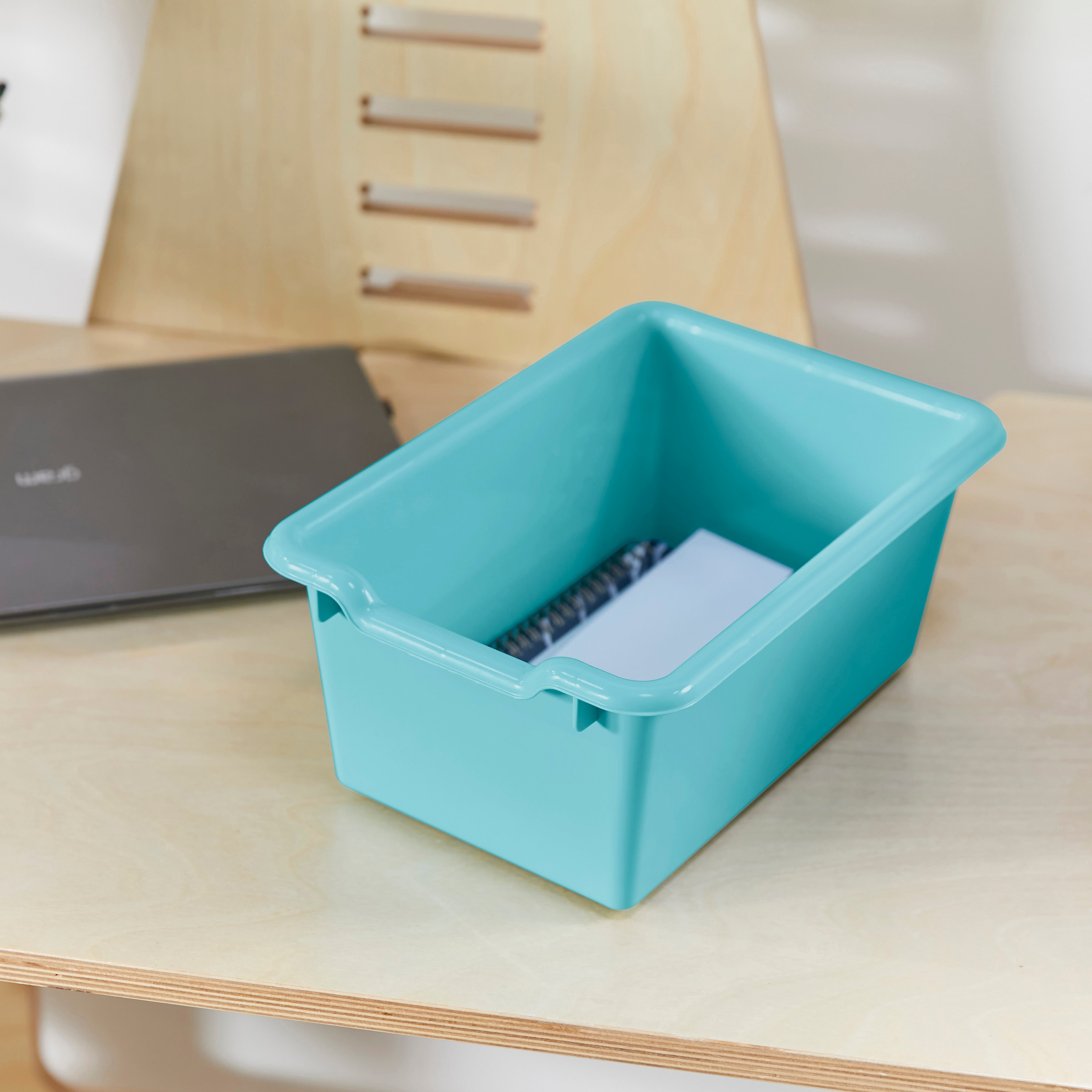 Scoop Front Storage Bins, Multipurpose Organization, 25-Pack