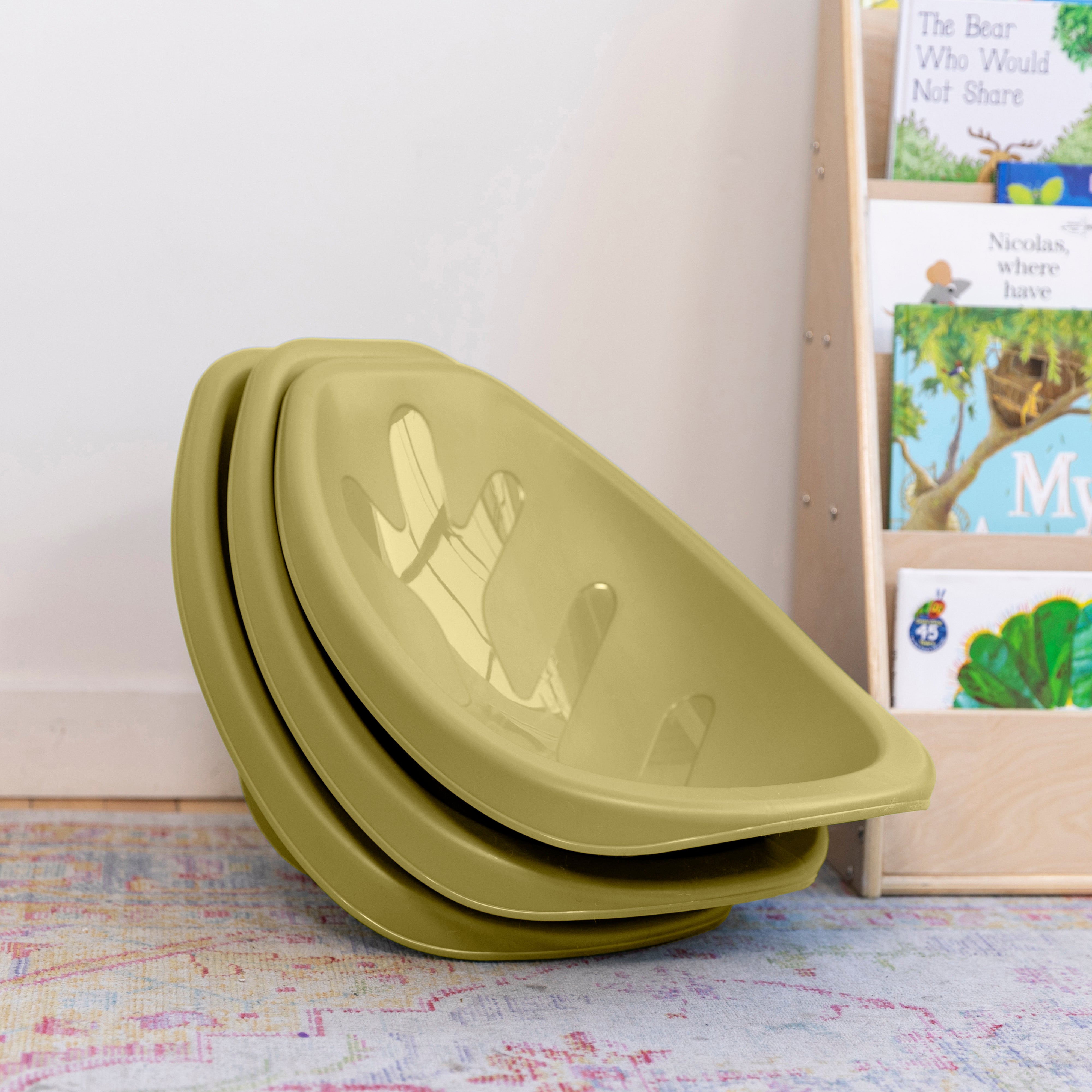 Leaf Scoop Floor Seat, 6-Piece