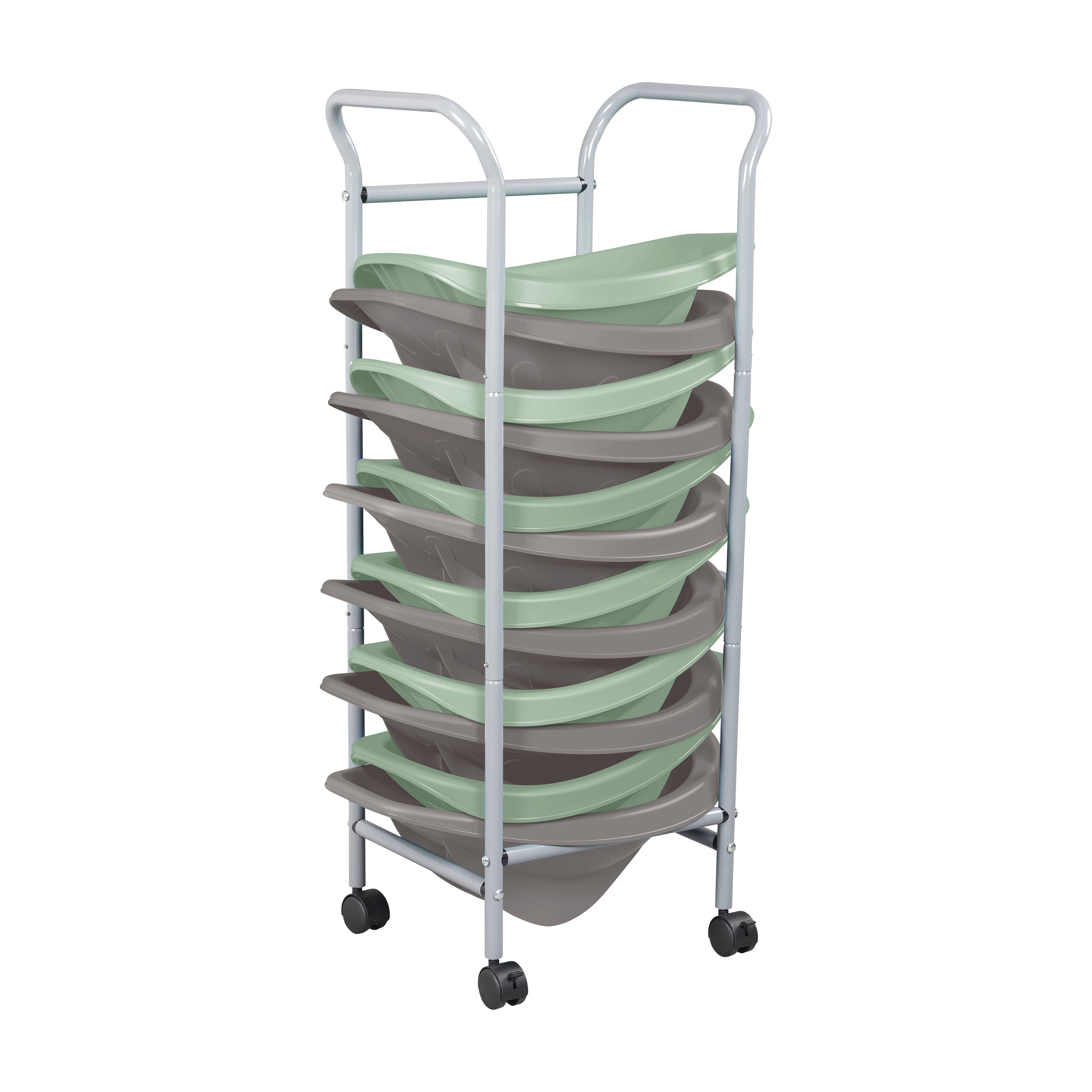 Mobile Leaf Seat Cart with 12 Leaf Floor Seats, Flexible Seating