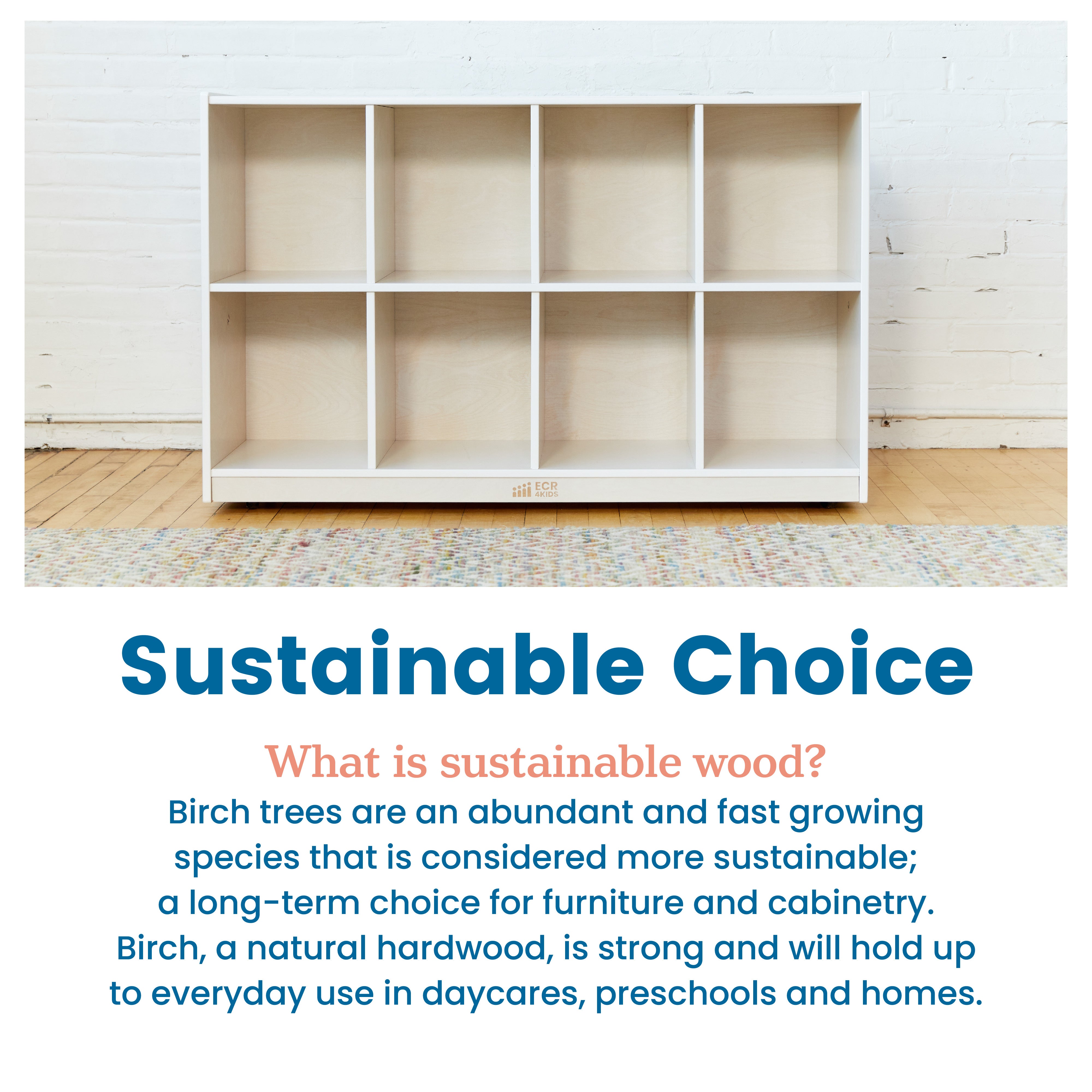 8-Compartment Mobile Backpack Storage Cabinet