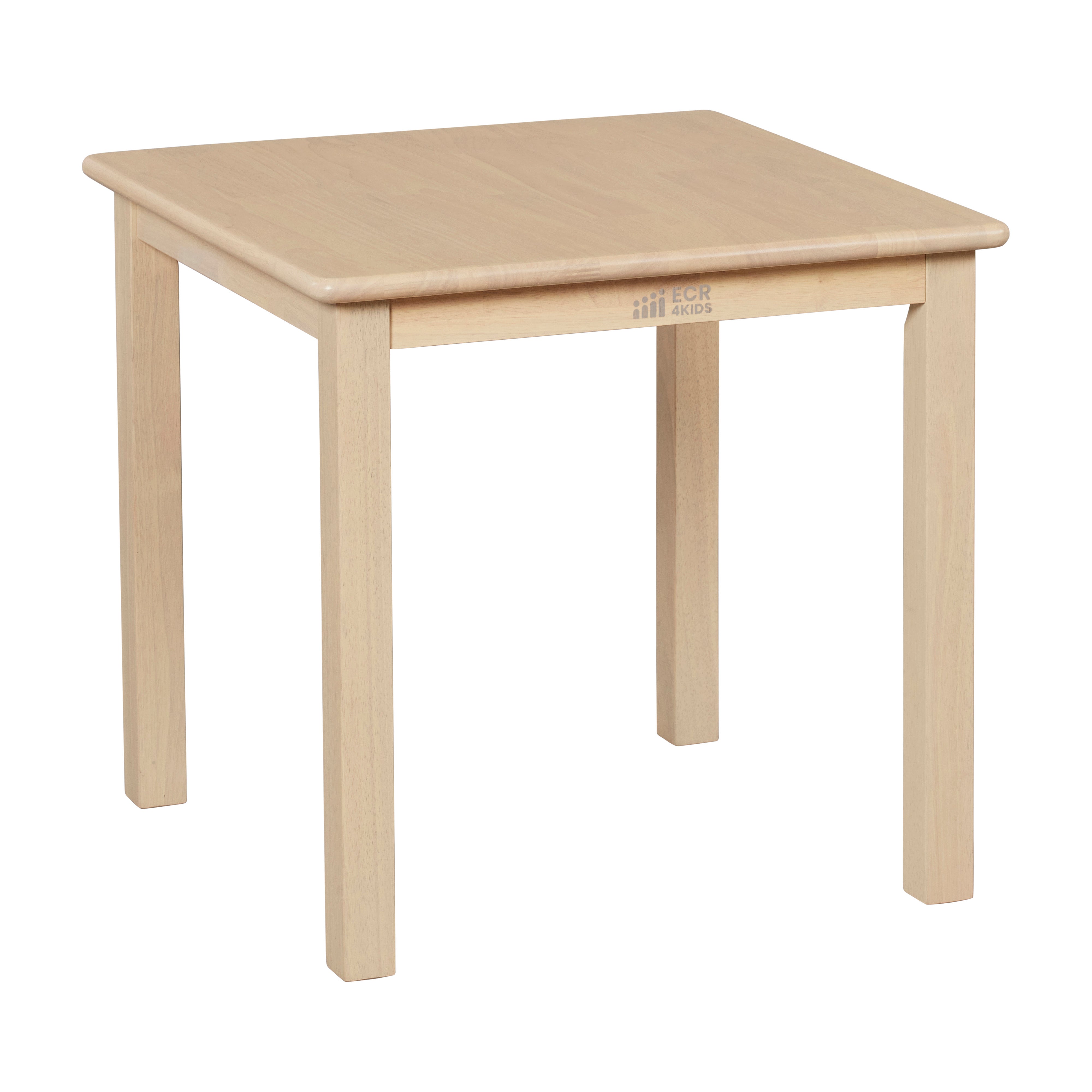 24in Square Hardwood Table with 22in Legs