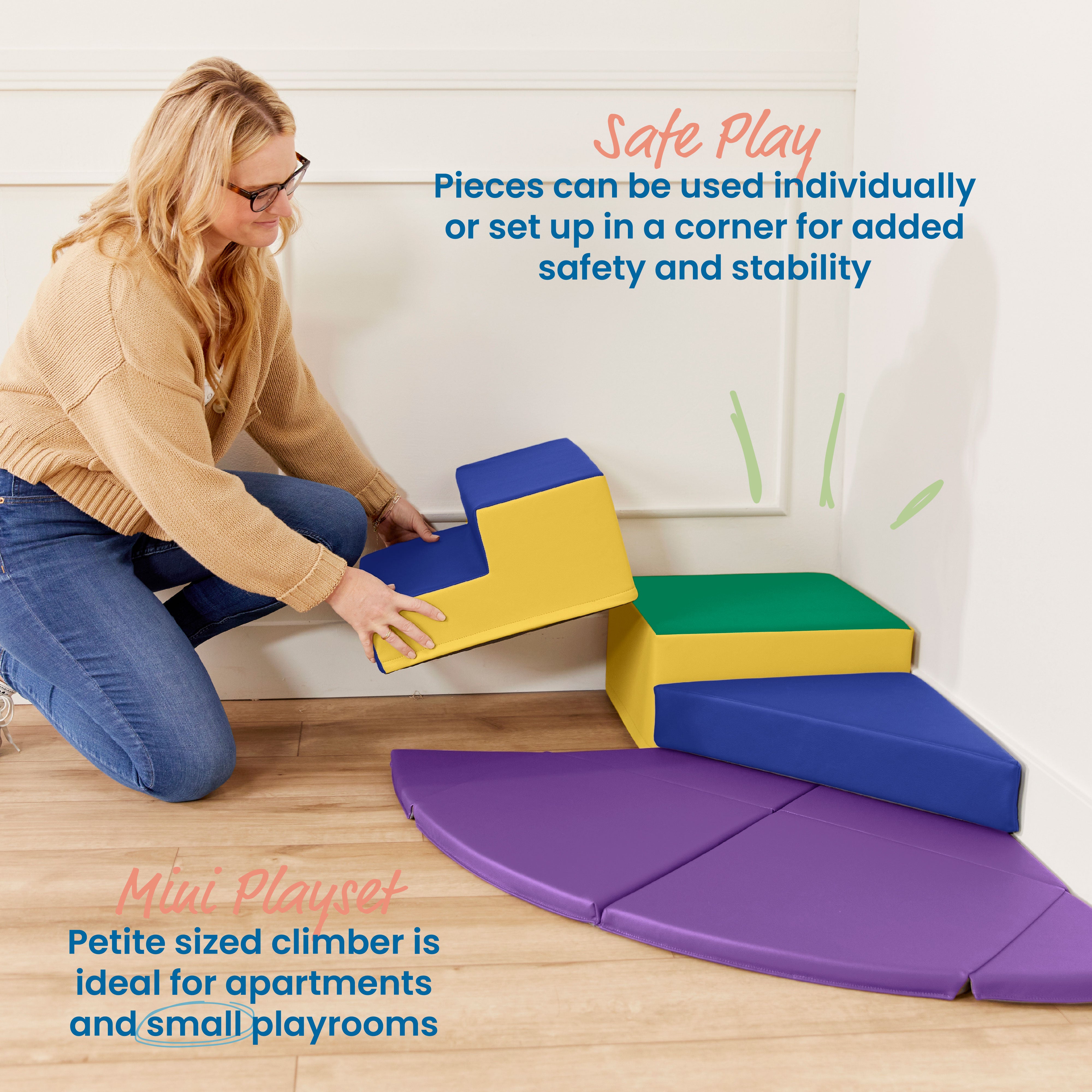 SoftZone Junior Adventurer's Summit Step, 4-Piece