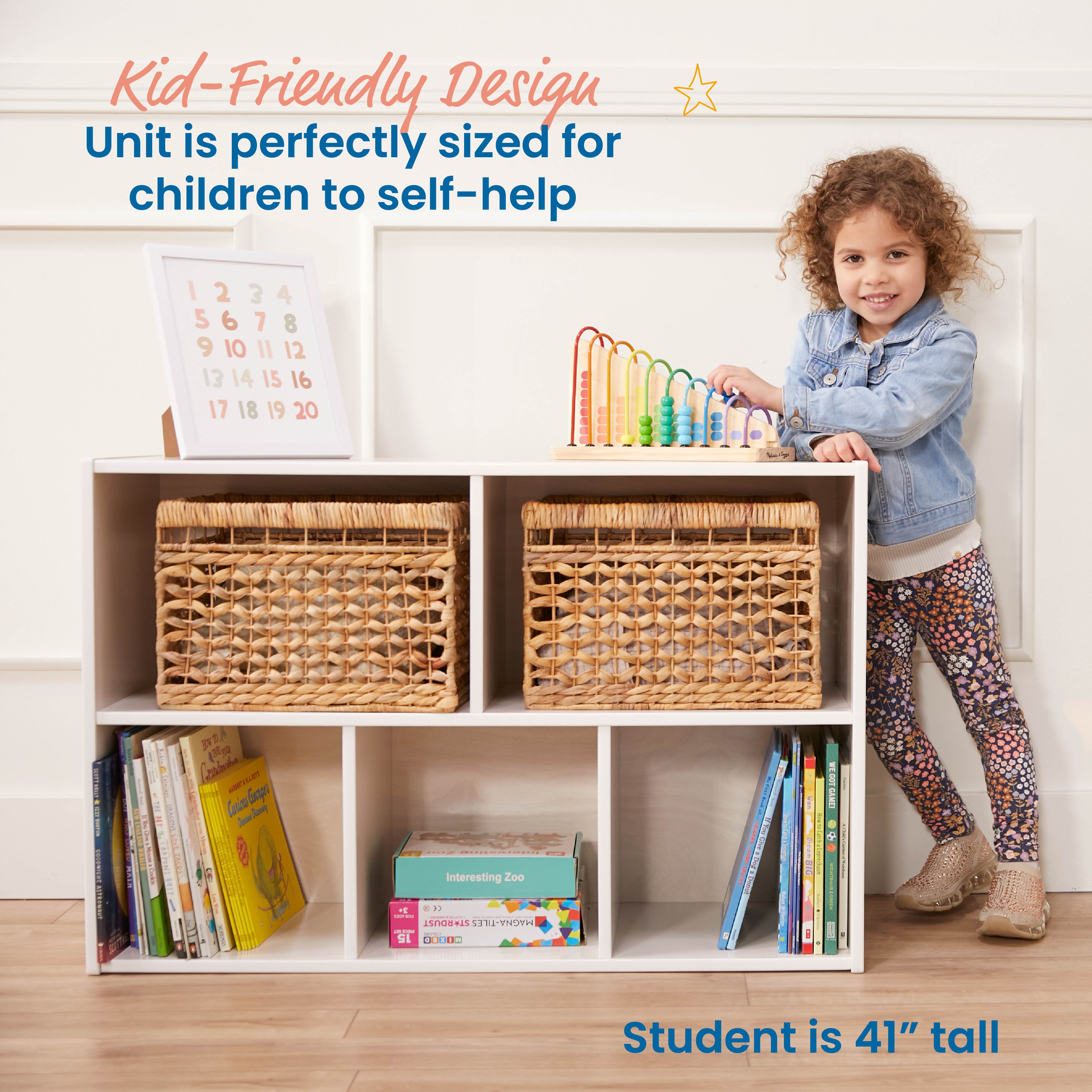 Streamline 5-Compartment Storage Cabinet, 24in