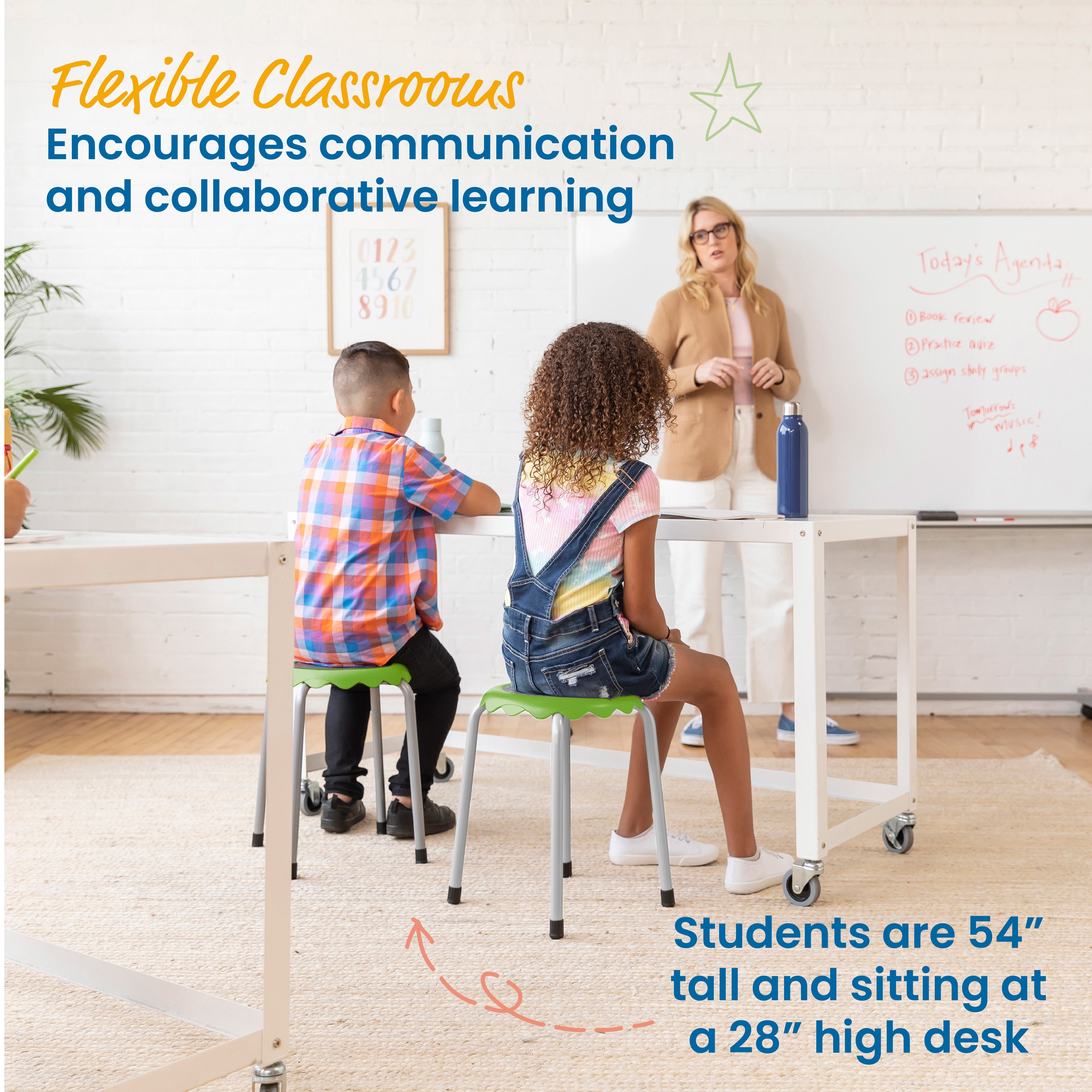 Daisy Stackable Stool Set, 8-Piece