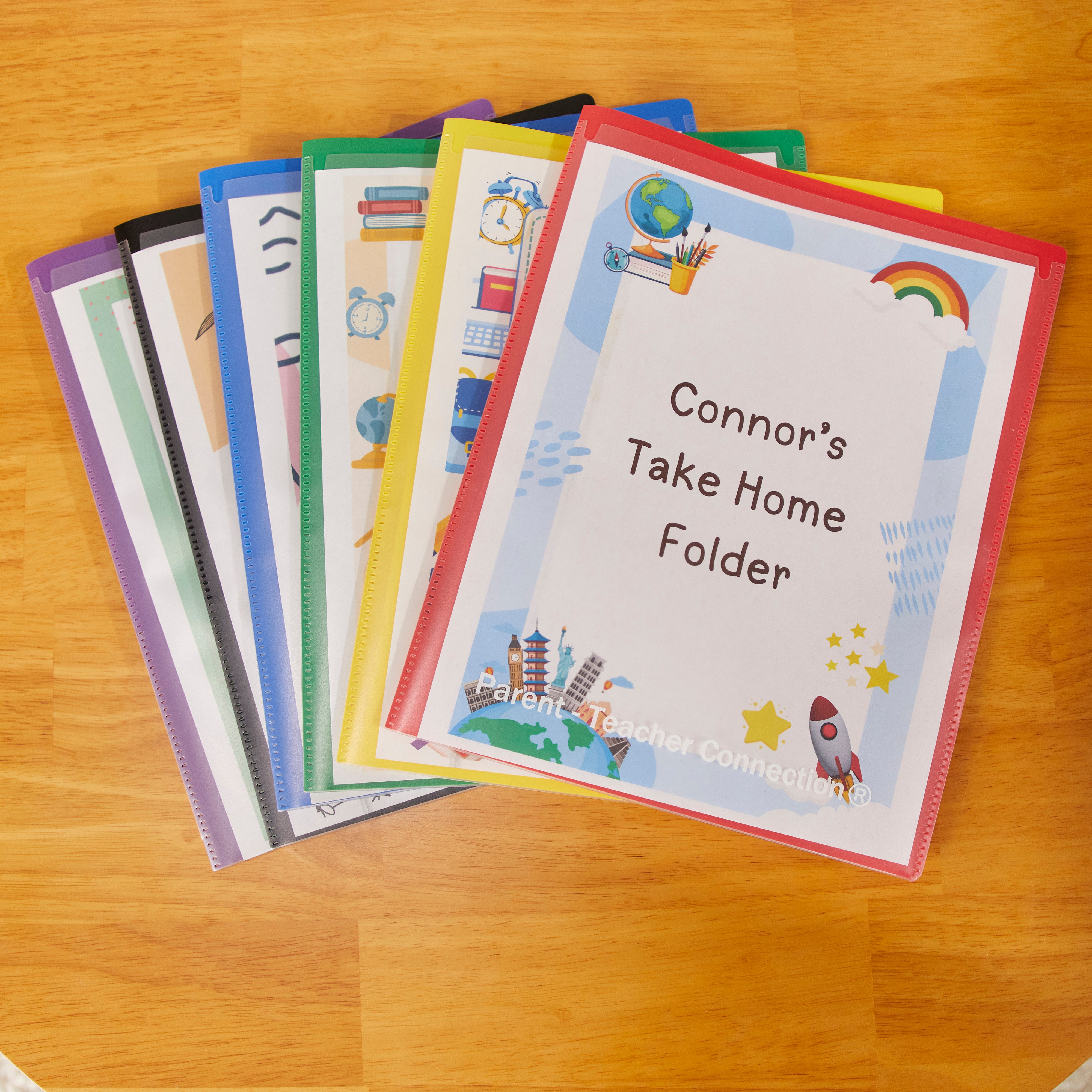 2-Pocket Parent-Teacher Classroom Communication Folder, 36-Piece
