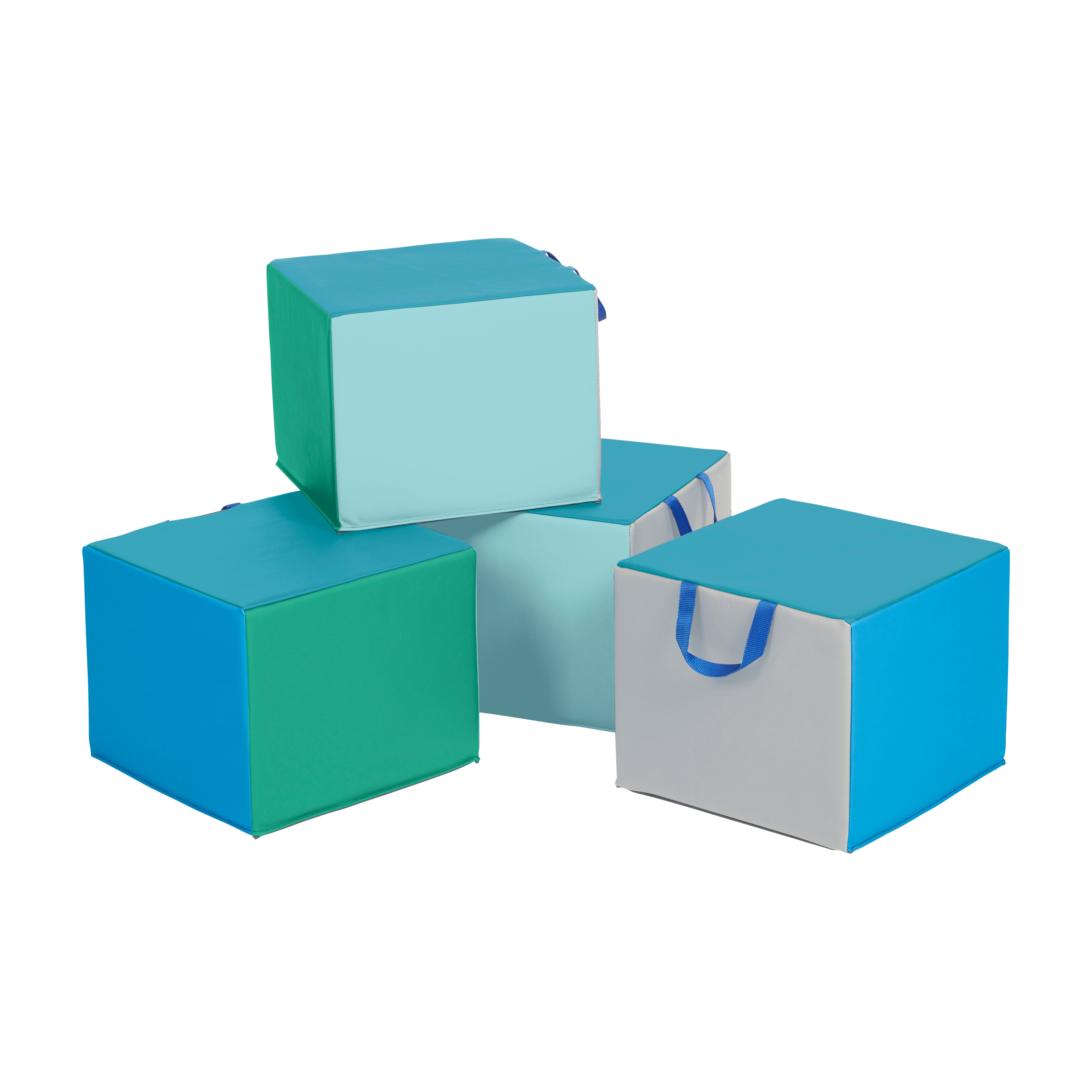 Children's Cozy Cube Seat with Handle, 4-Piece