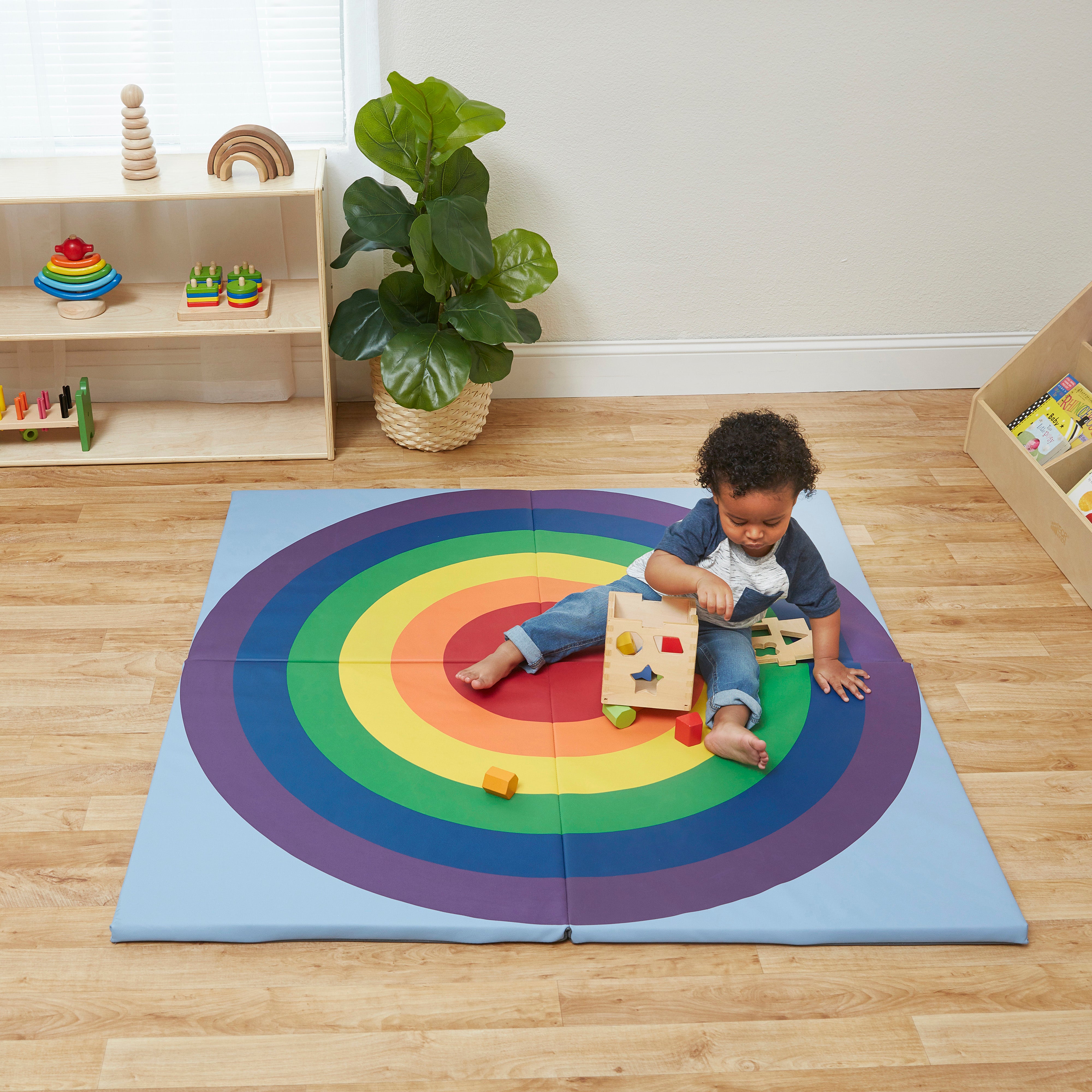 SoftZone Rainbow Activity Mat