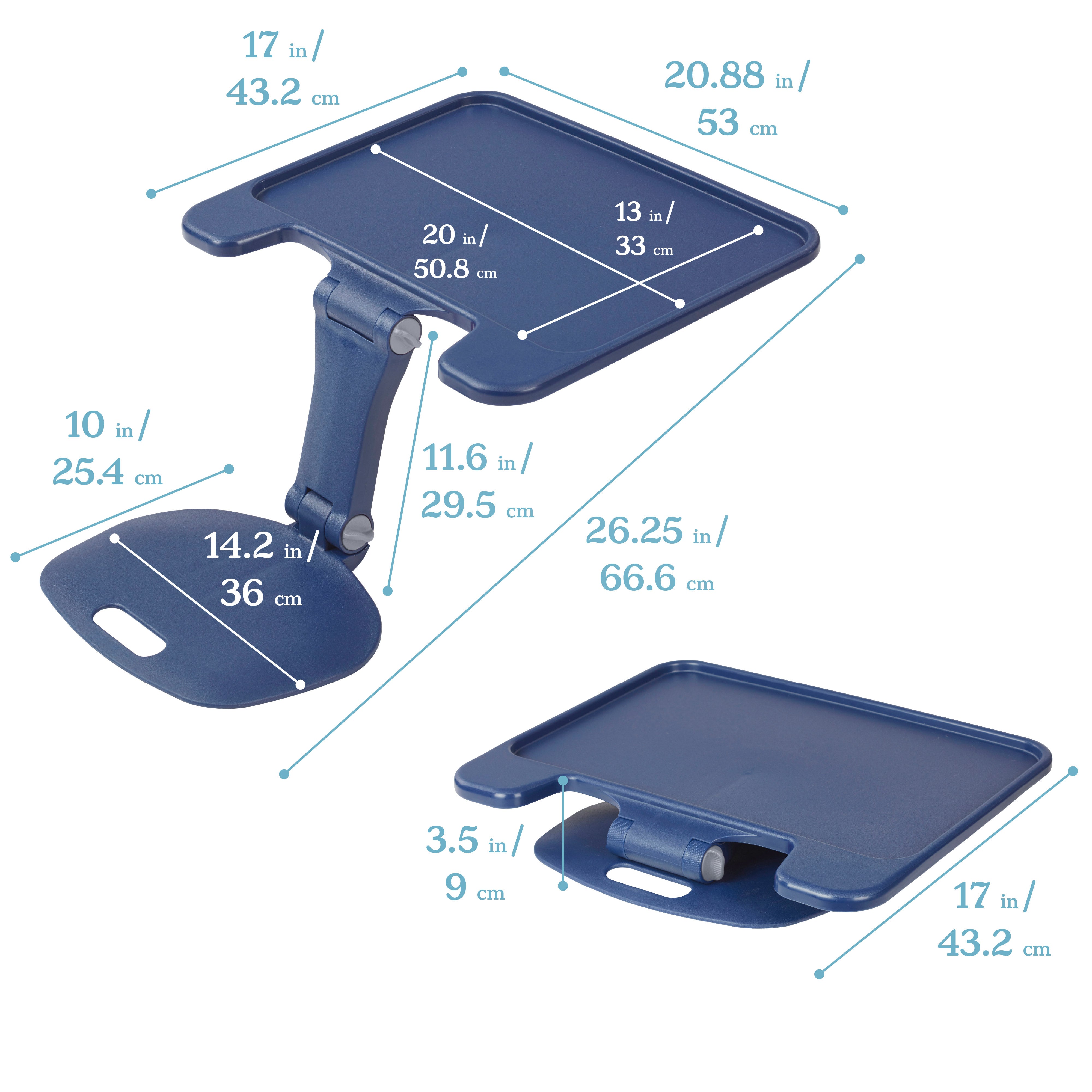 The Surf Folding Portable Lap Desk, Large