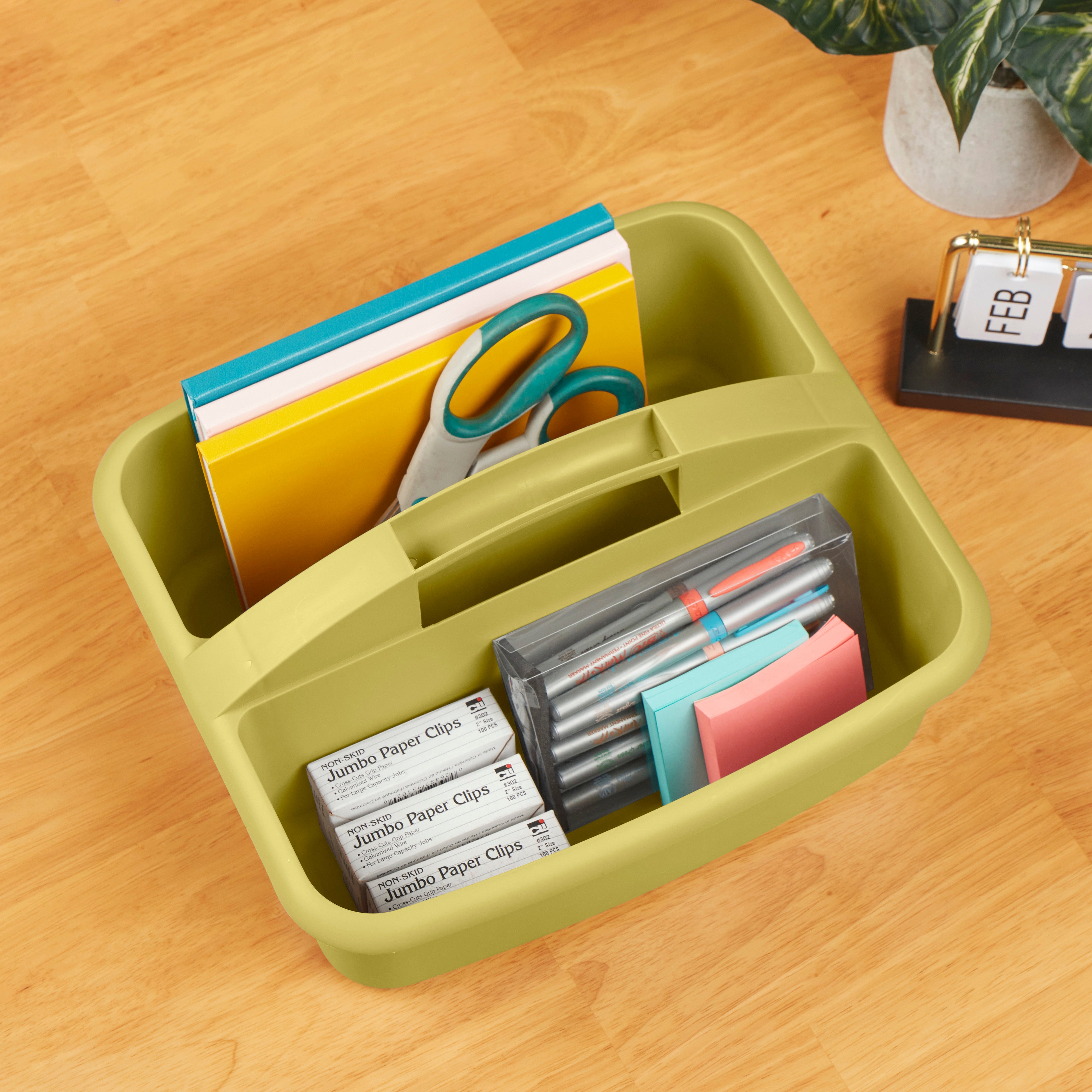 2-Compartment Storage Caddy, 6-Pack