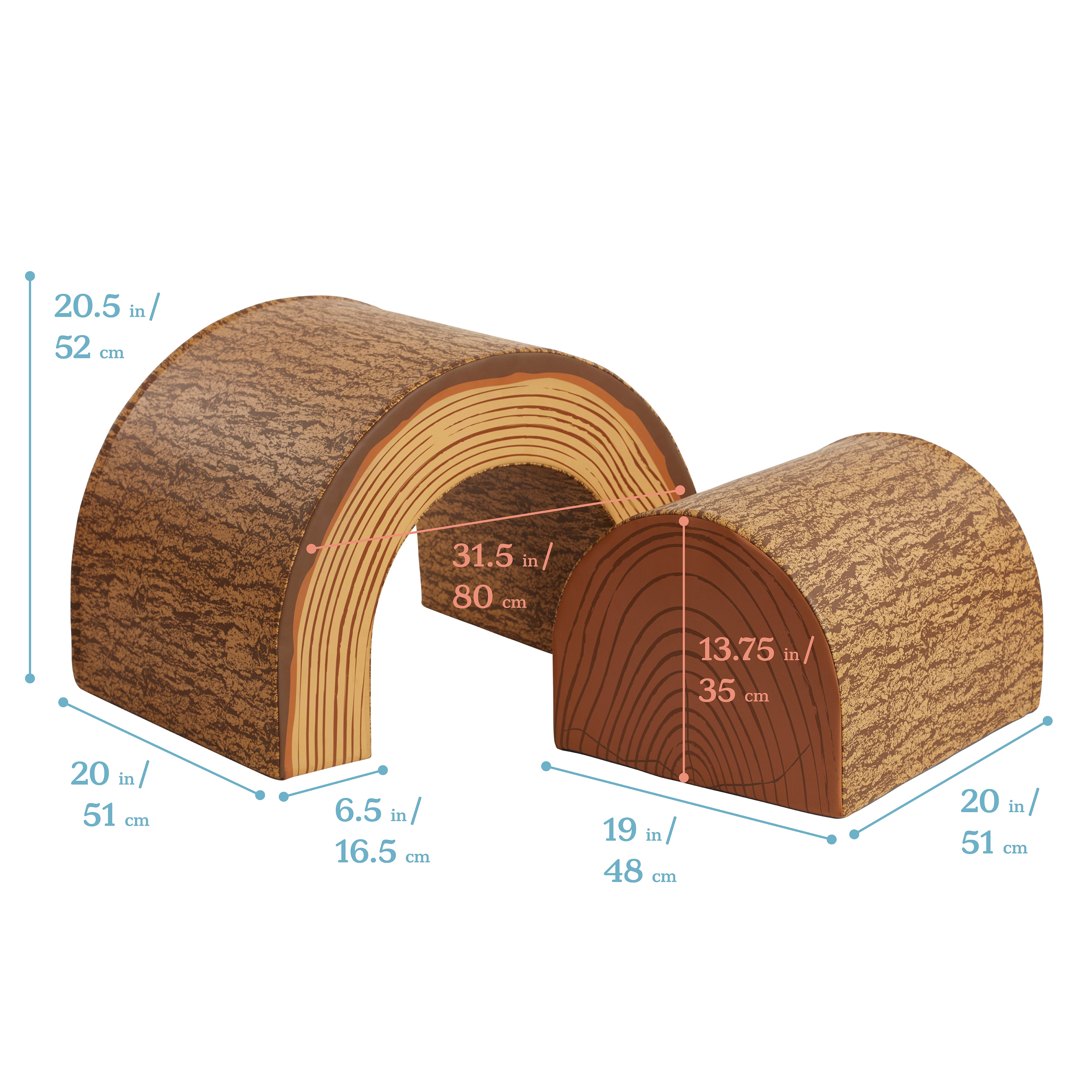 SoftZone Tree Tunnel and Climber, 2-Piece