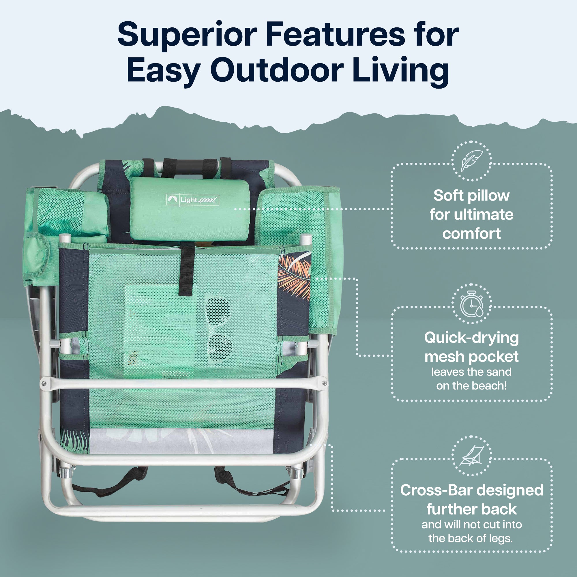 ECO Ultimate Backpack Beach Chair