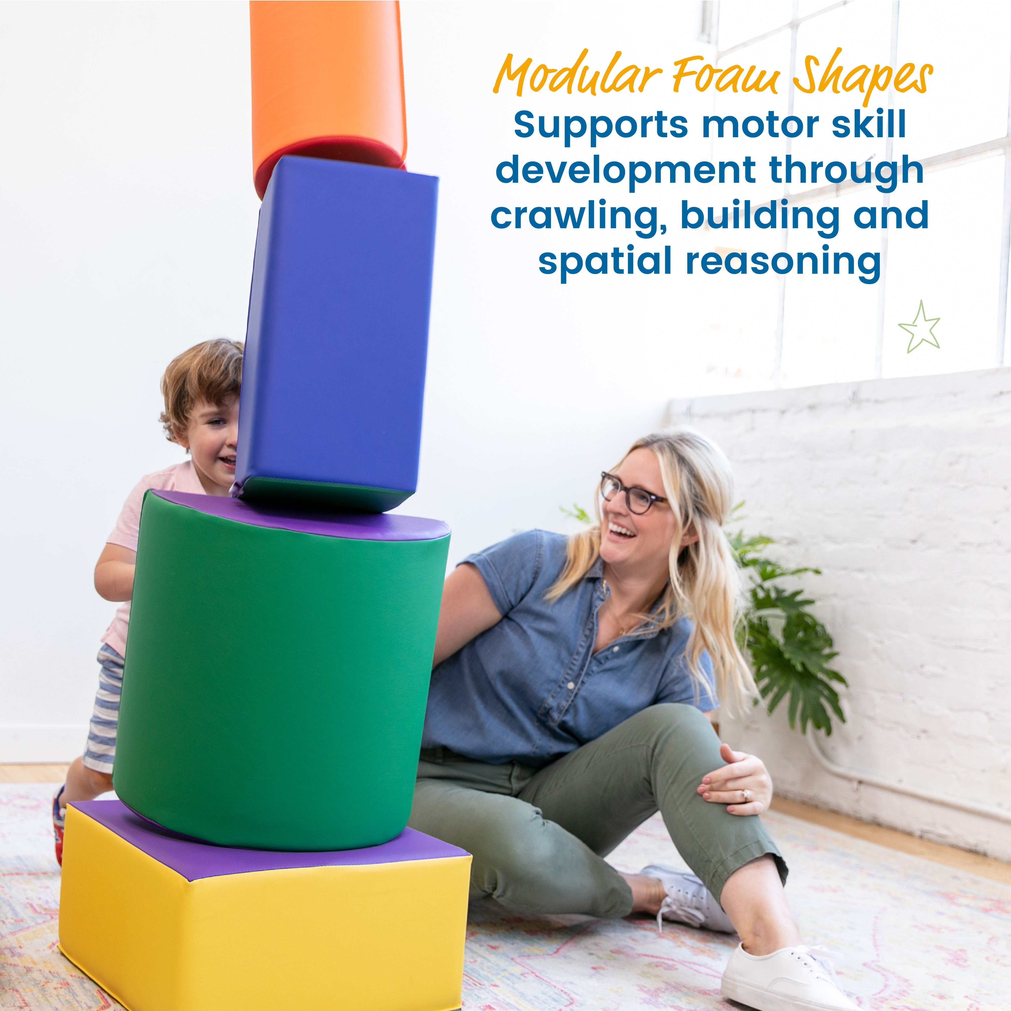 Climb and Crawl Playset, 5-Piece