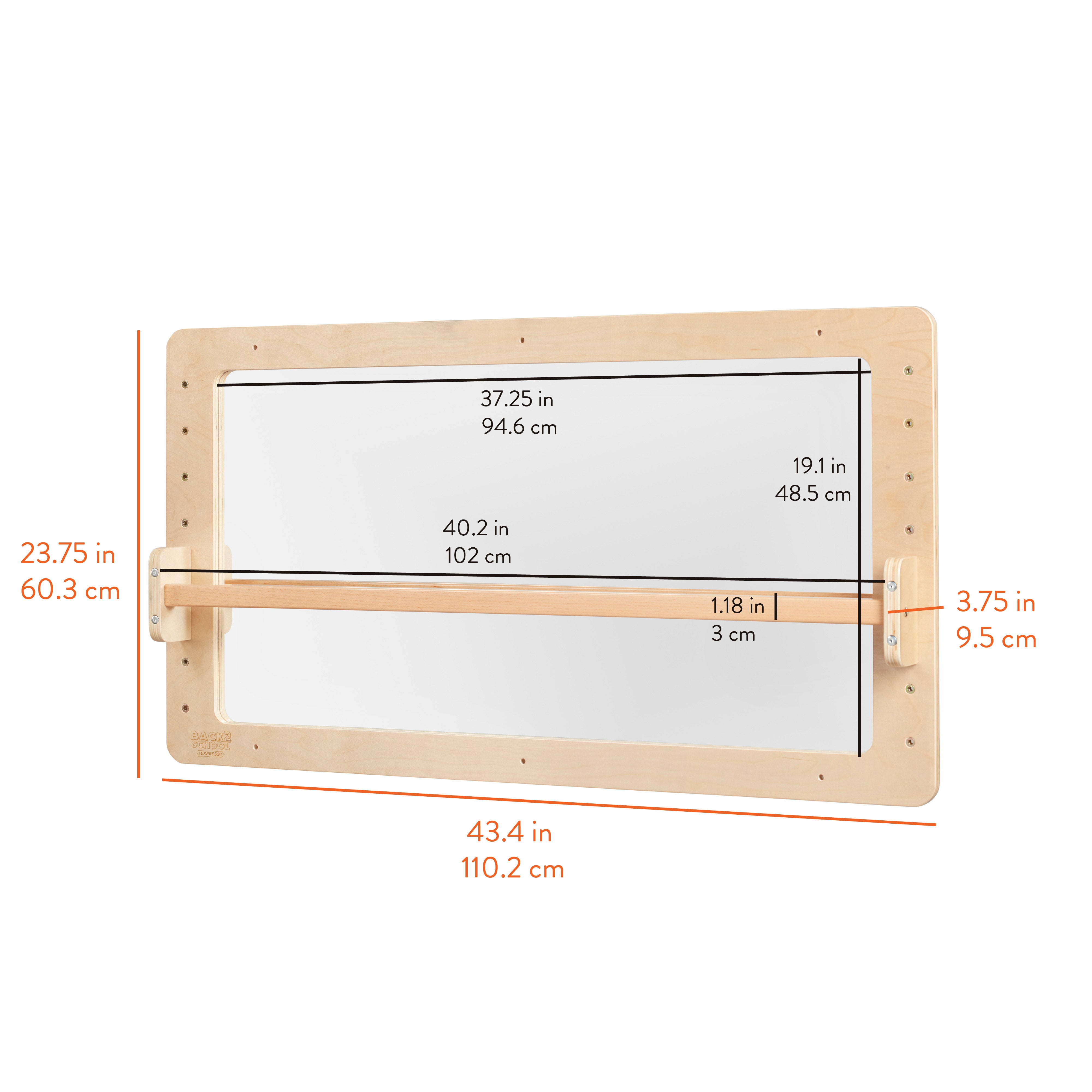 Balance & Coordination Wall Mirror with Bar