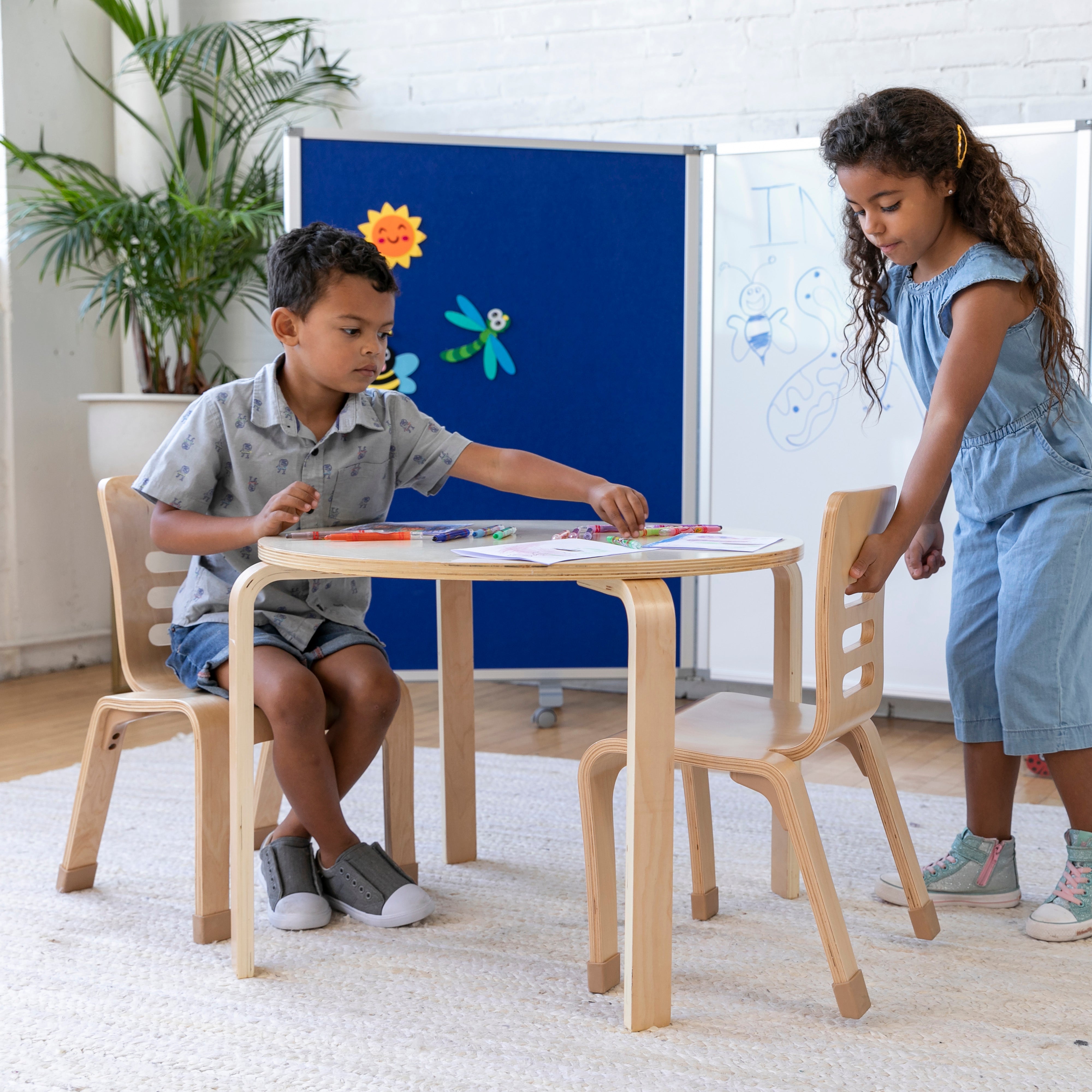 Bentwood Chair, 12in Seat Height, 2-Pack