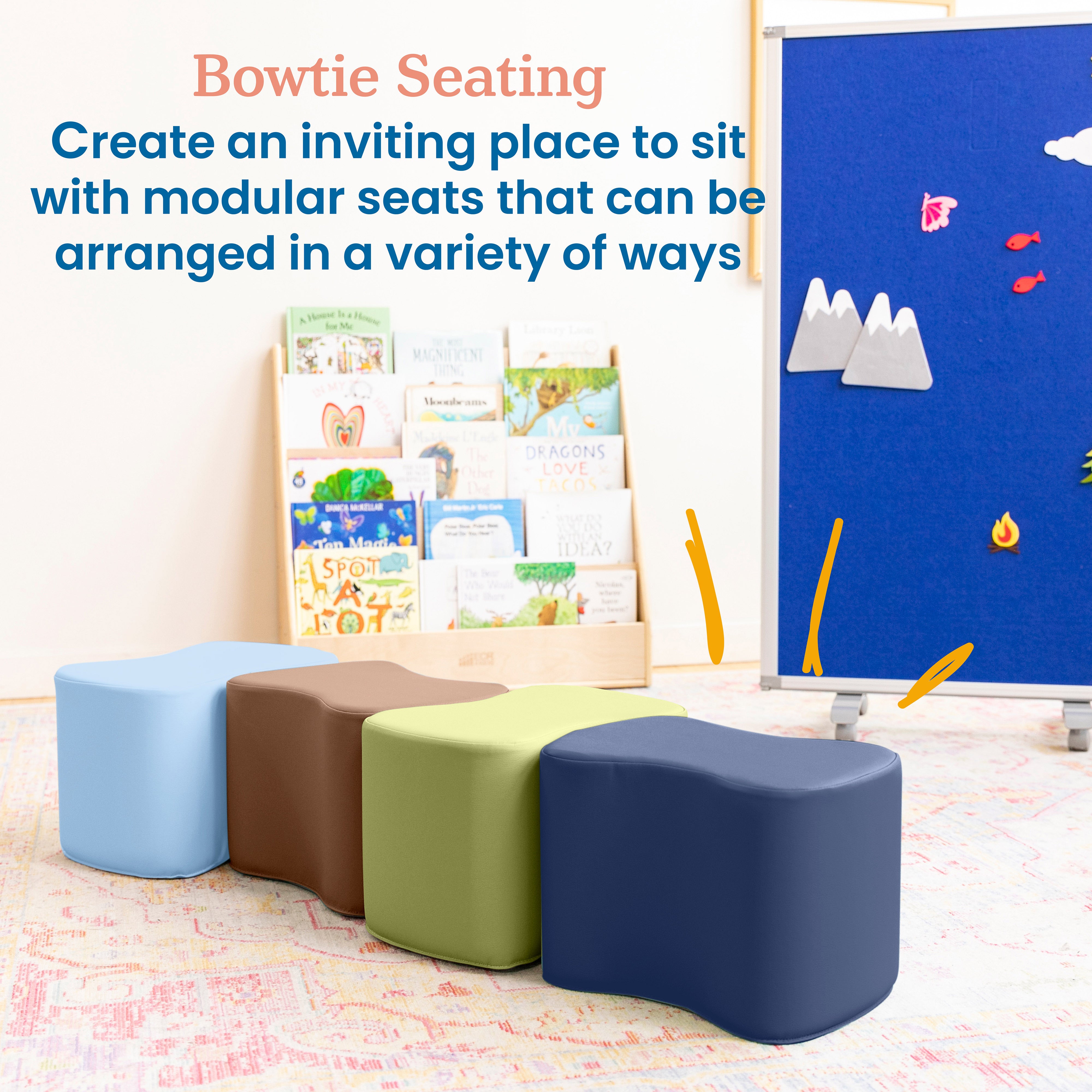 Toddler Modular Stool Set, 6-Piece