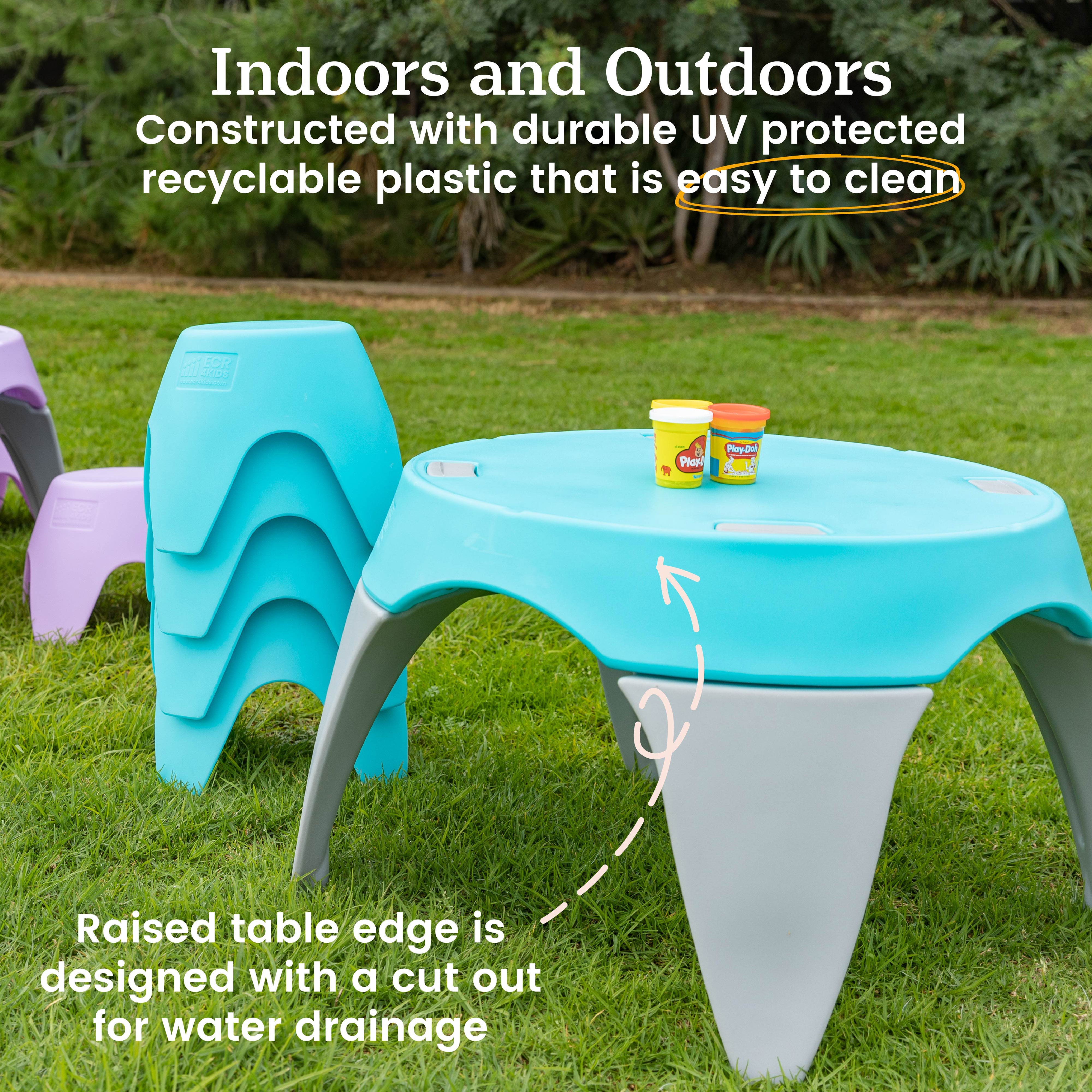 Ayana Table and Stool Set, 5-Piece