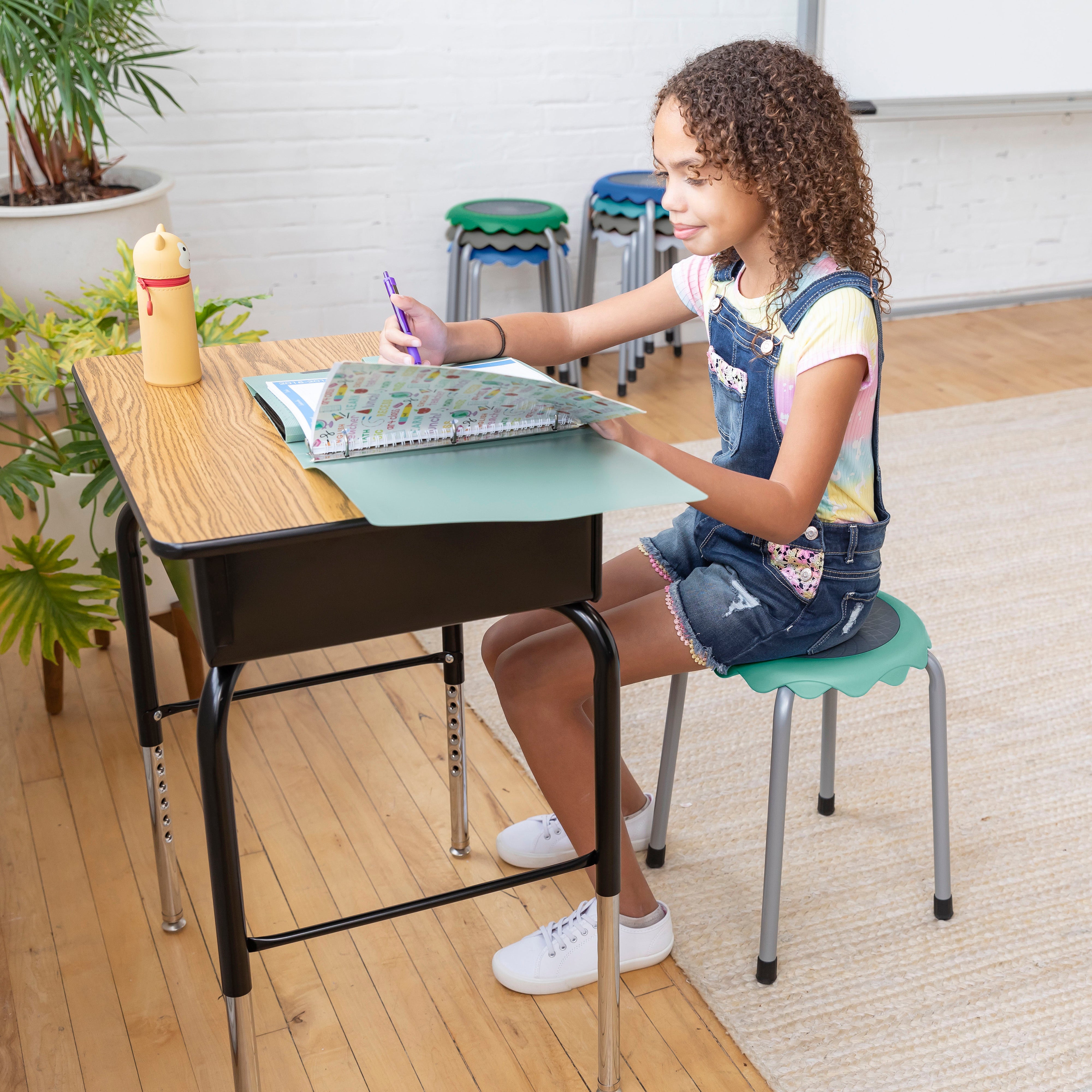Daisy Stackable Stool Set, Flexible Seating, 8-Piece