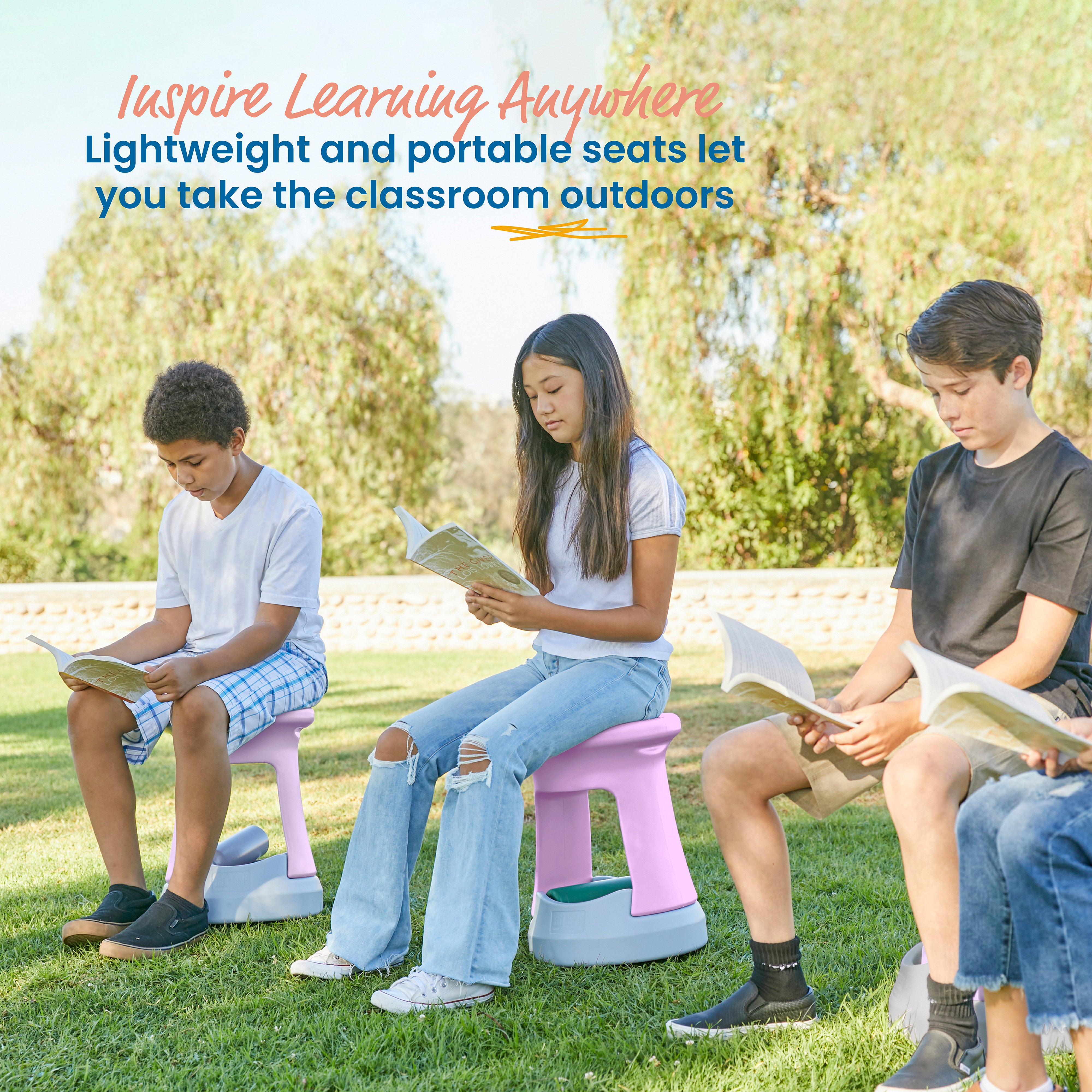 Storage Wobble Stool, 18in Seat Height