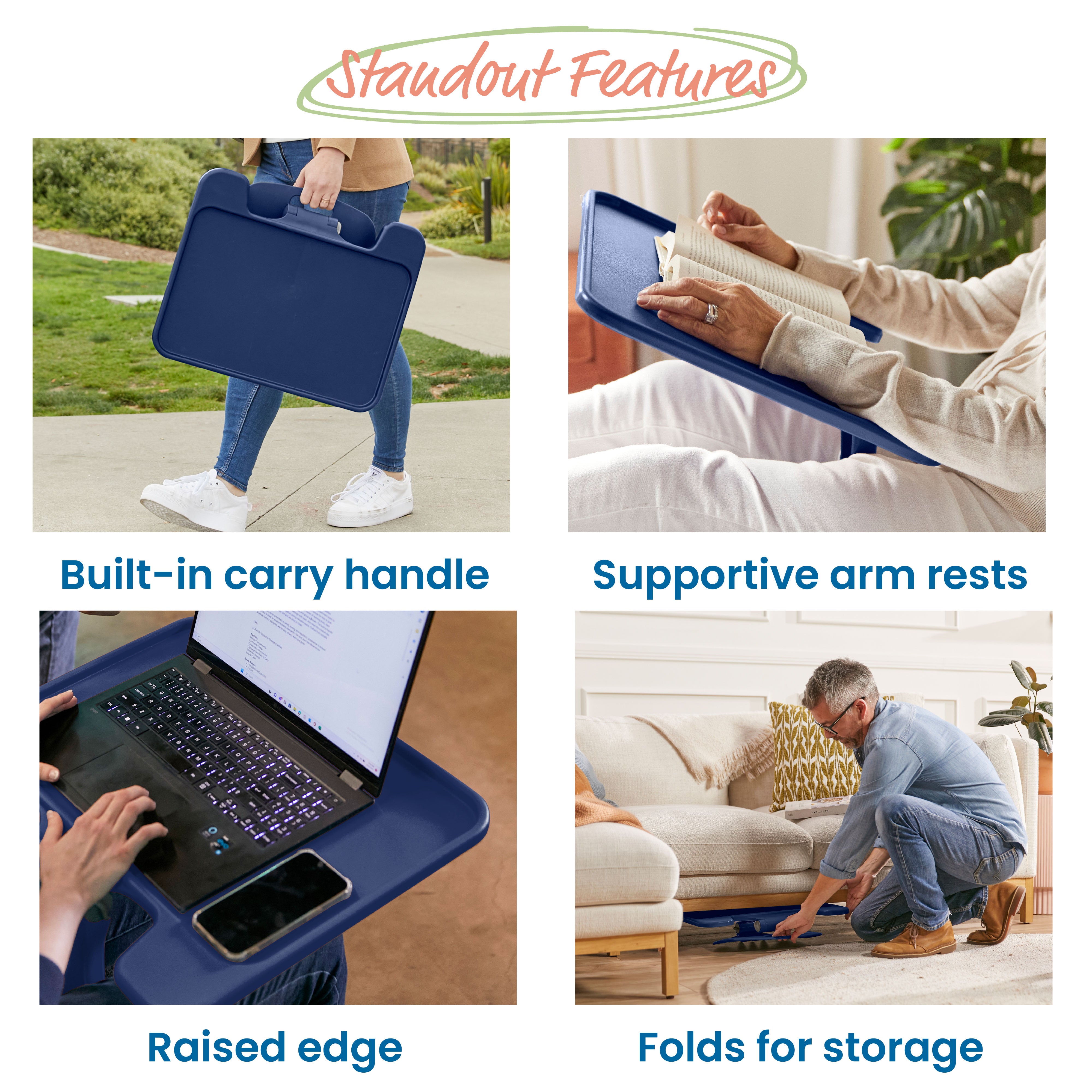 The Surf Folding Portable Lap Desk, Large