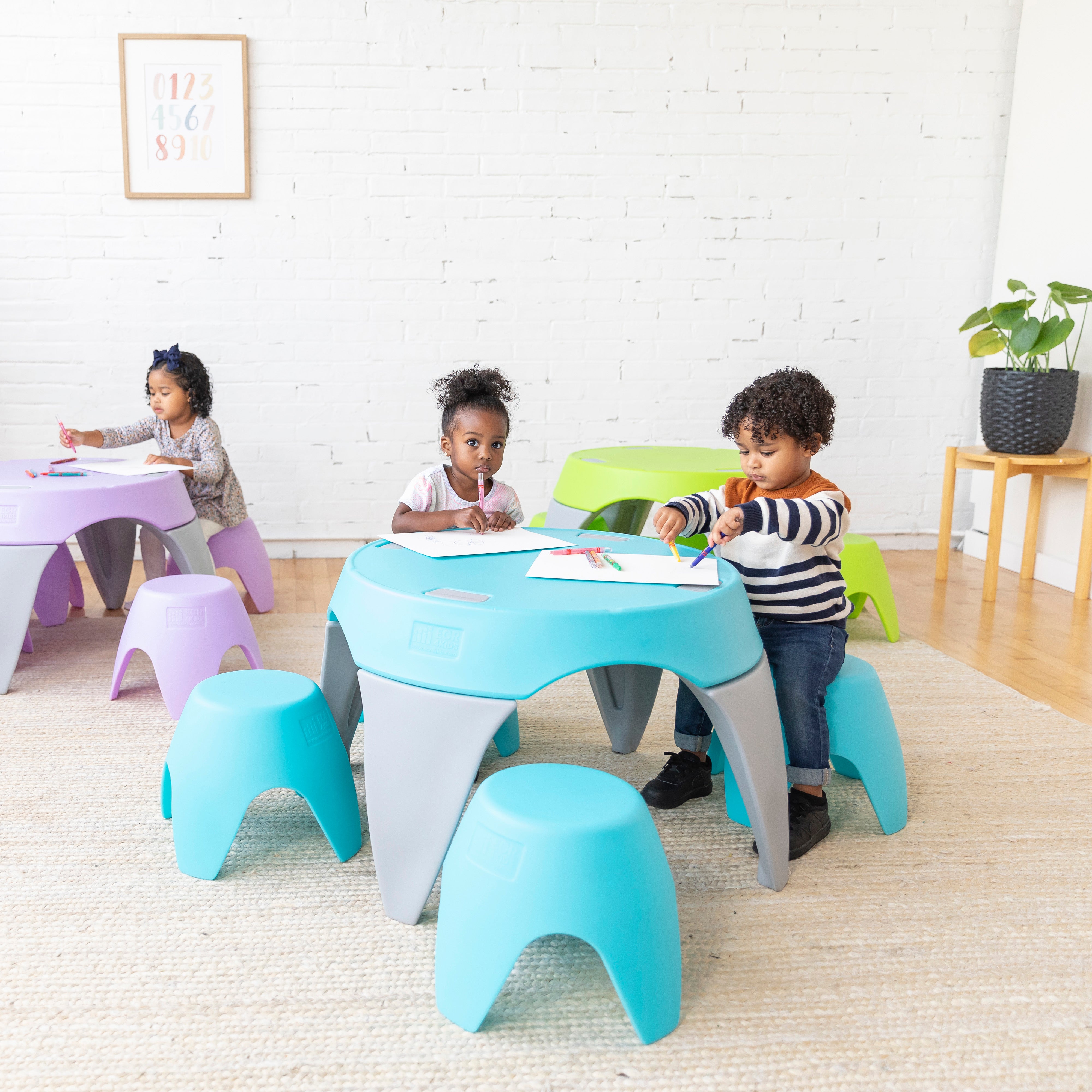 Ayana Table and Stool Set, 5-Piece