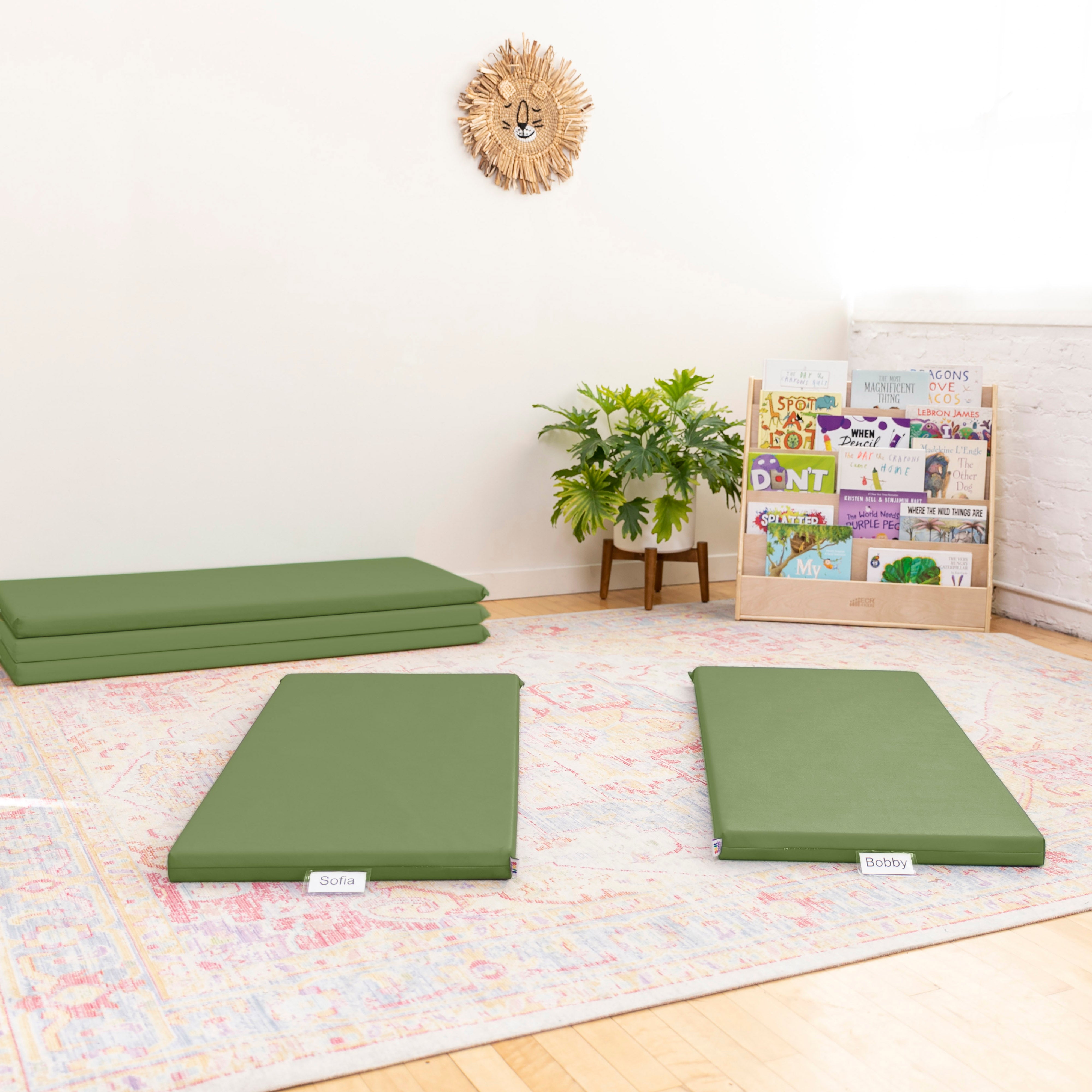 Rainbow Rest Mat with Name Tag, 5-Piece