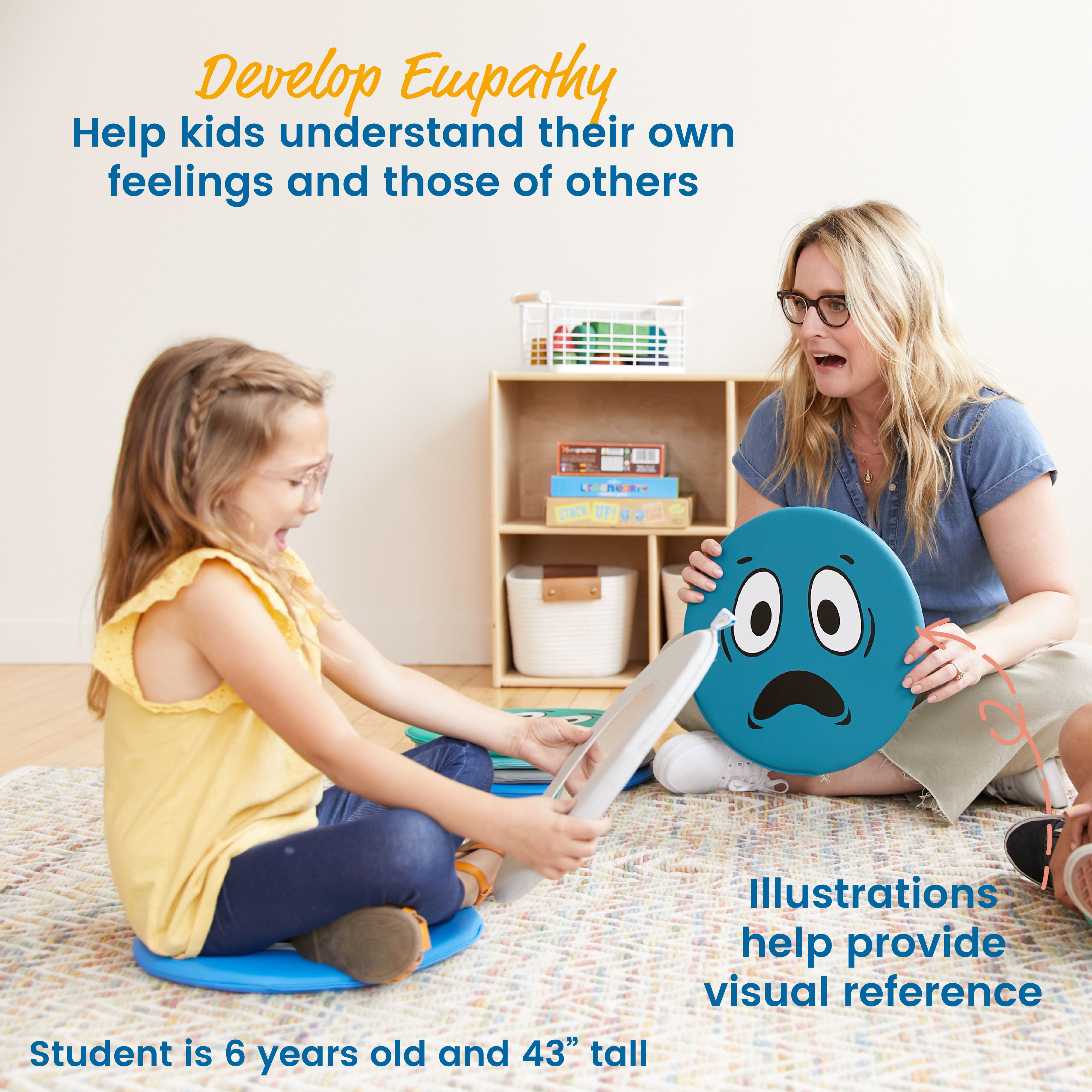 Emotion Pads with Mirror, English, 8-Piece